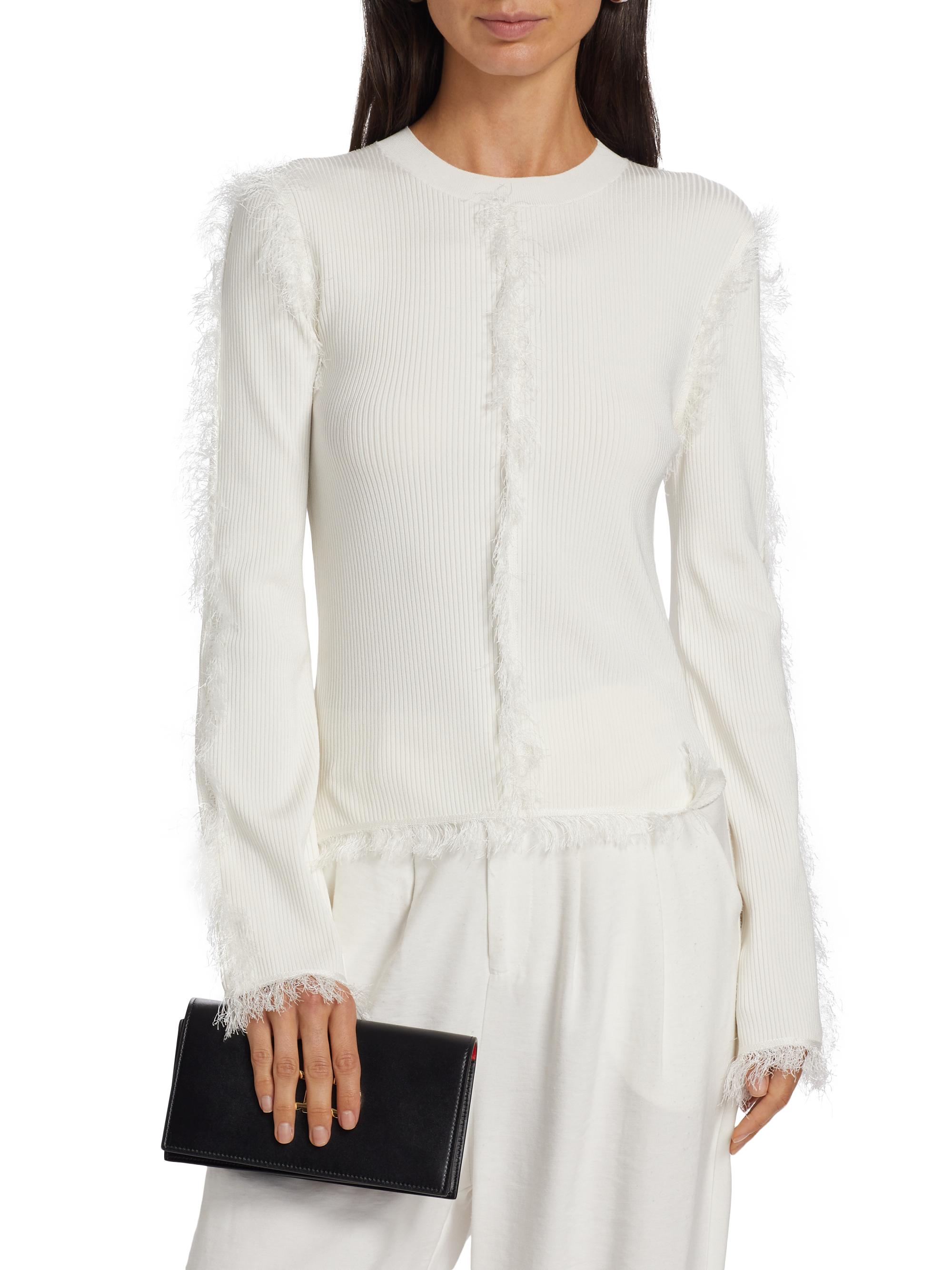 Nonchalant Label Alma Fringe-Seam Top | Saks Fifth Avenue