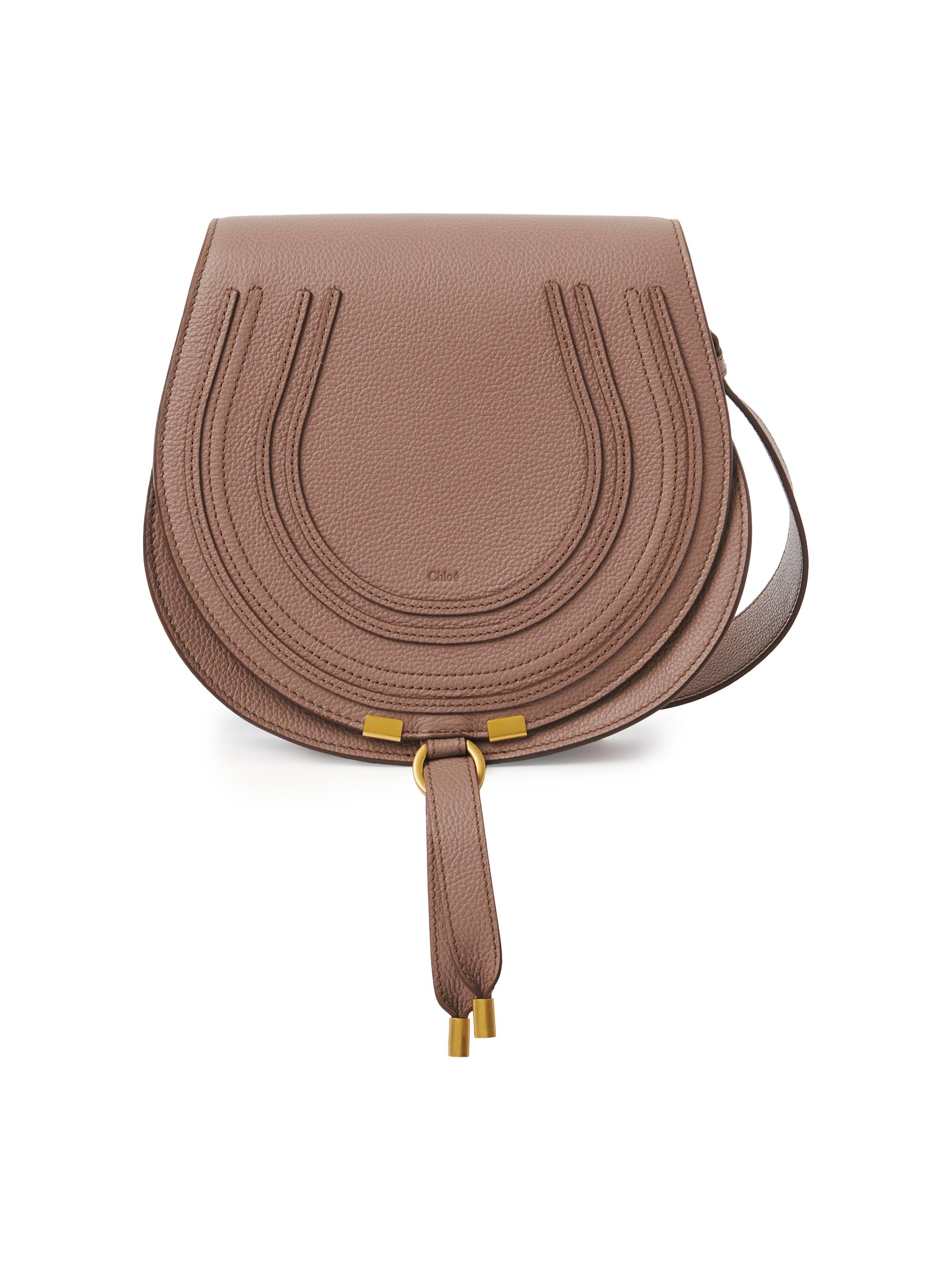 Chloé Women's Marcie Leather Saddle Bag - Woodrose