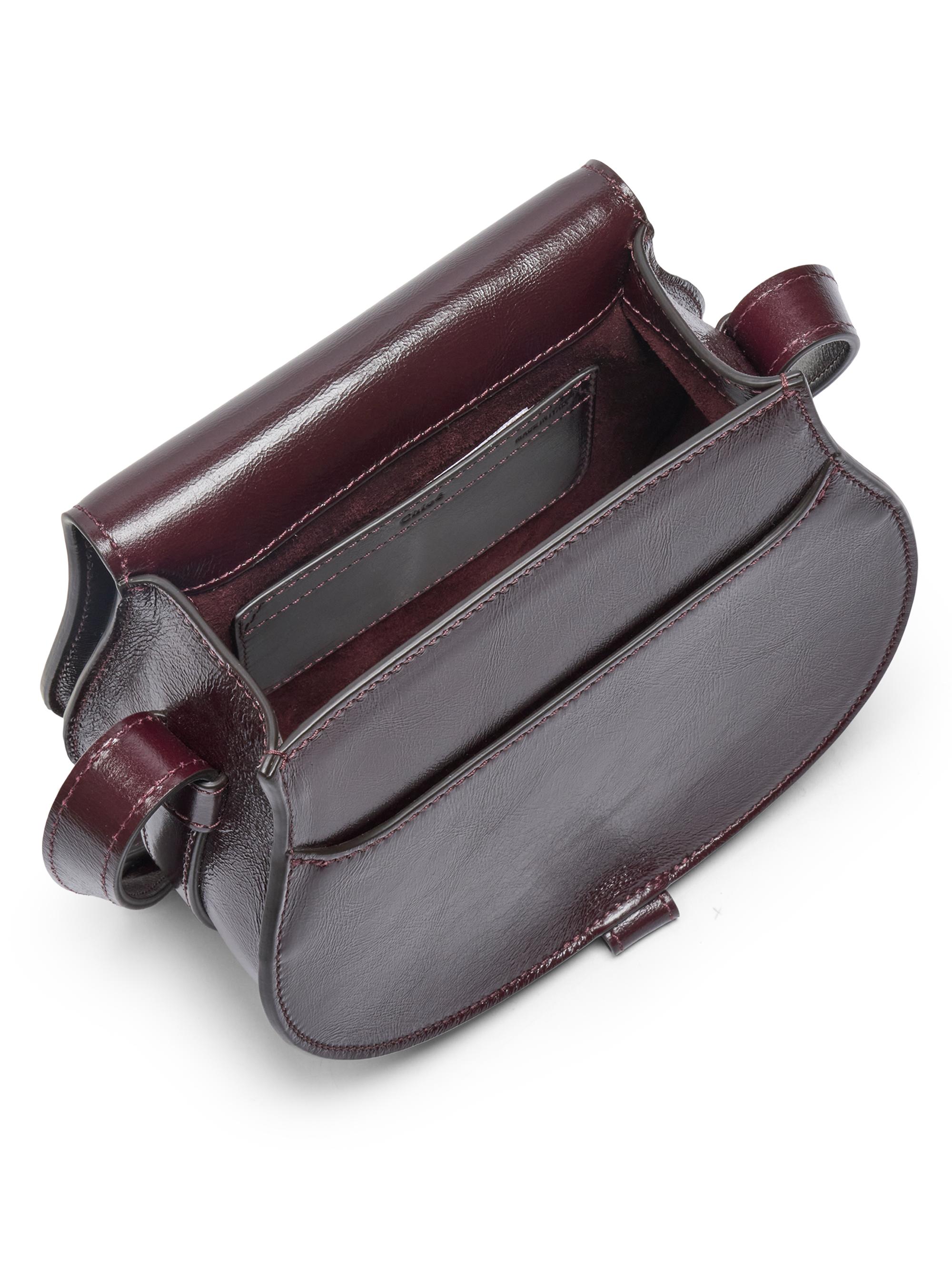 Small Marcie Leather Saddle Bag