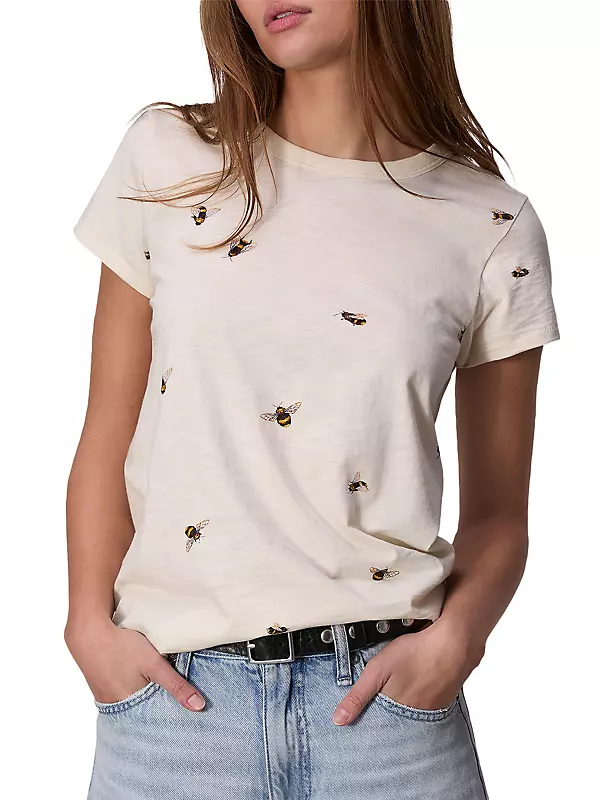 Shop rag & bone All Over Bumblebee T-Shirt | Saks Fifth Avenue