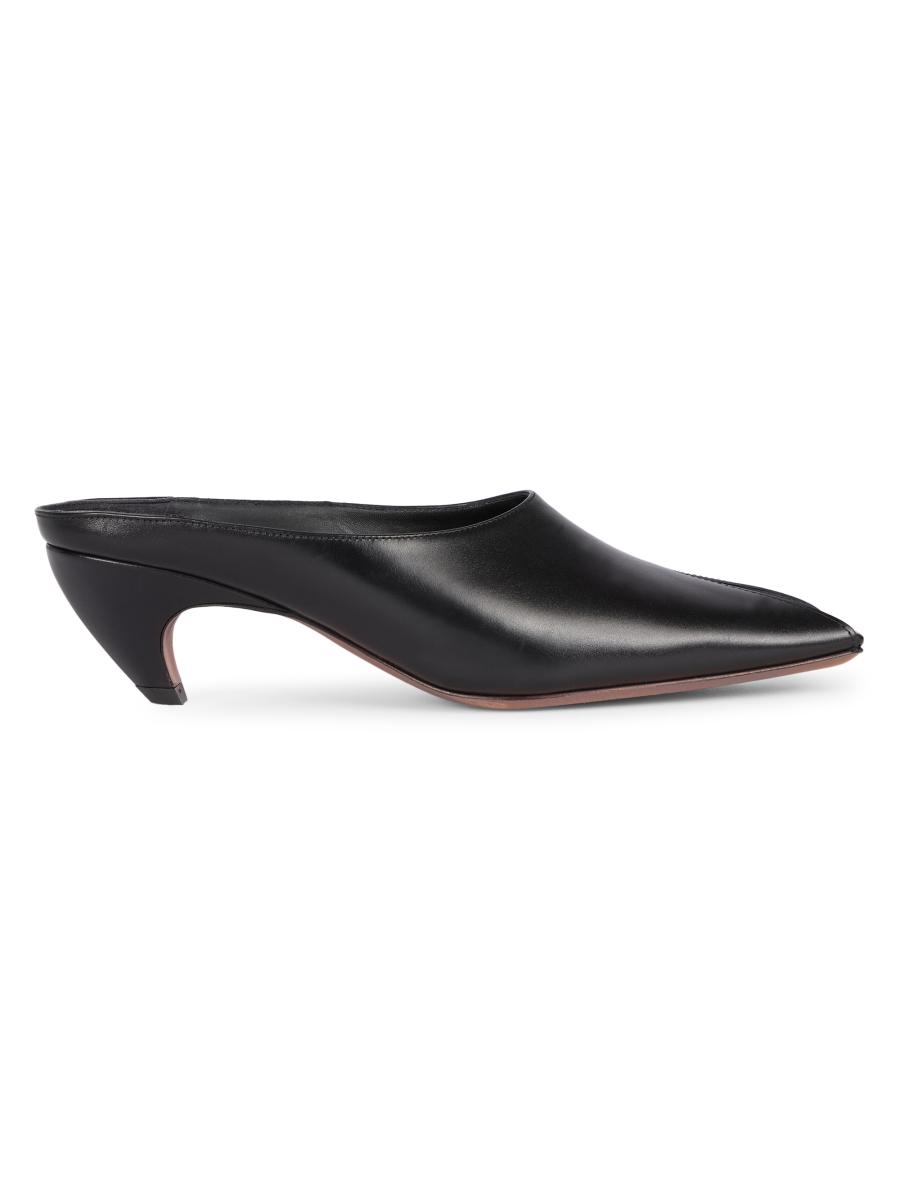 Shop Alaïa Low 55MM Leather Mules | Saks Fifth Avenue Shop Alaïa Low 55MM Leather Mules | Saks Fifth Avenue
