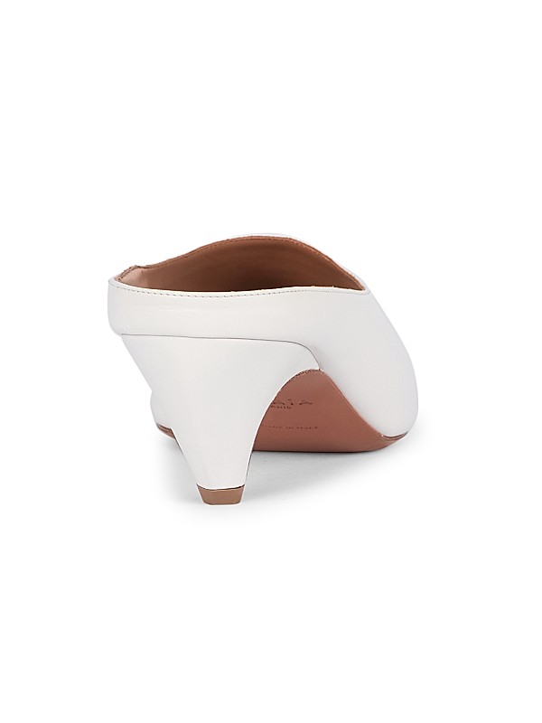 Shop Alaïa Low 55MM Leather Mules | Saks Fifth Avenue Shop Alaïa Low 55MM Leather Mules | Saks Fifth Avenue