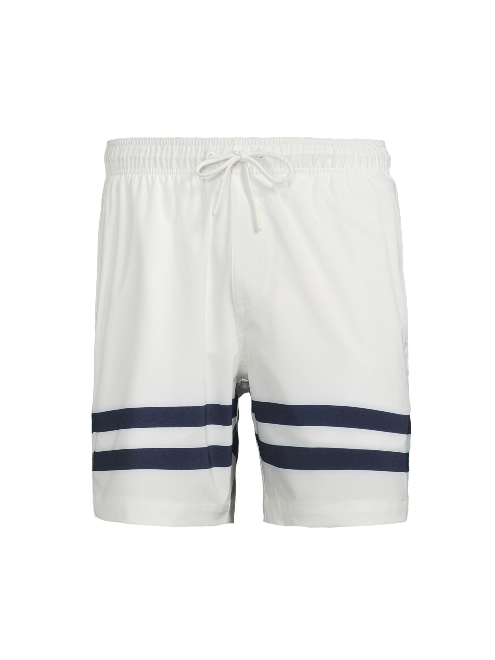 Onia Men's 6-Inch Comfort Lined Swim Trunks - White