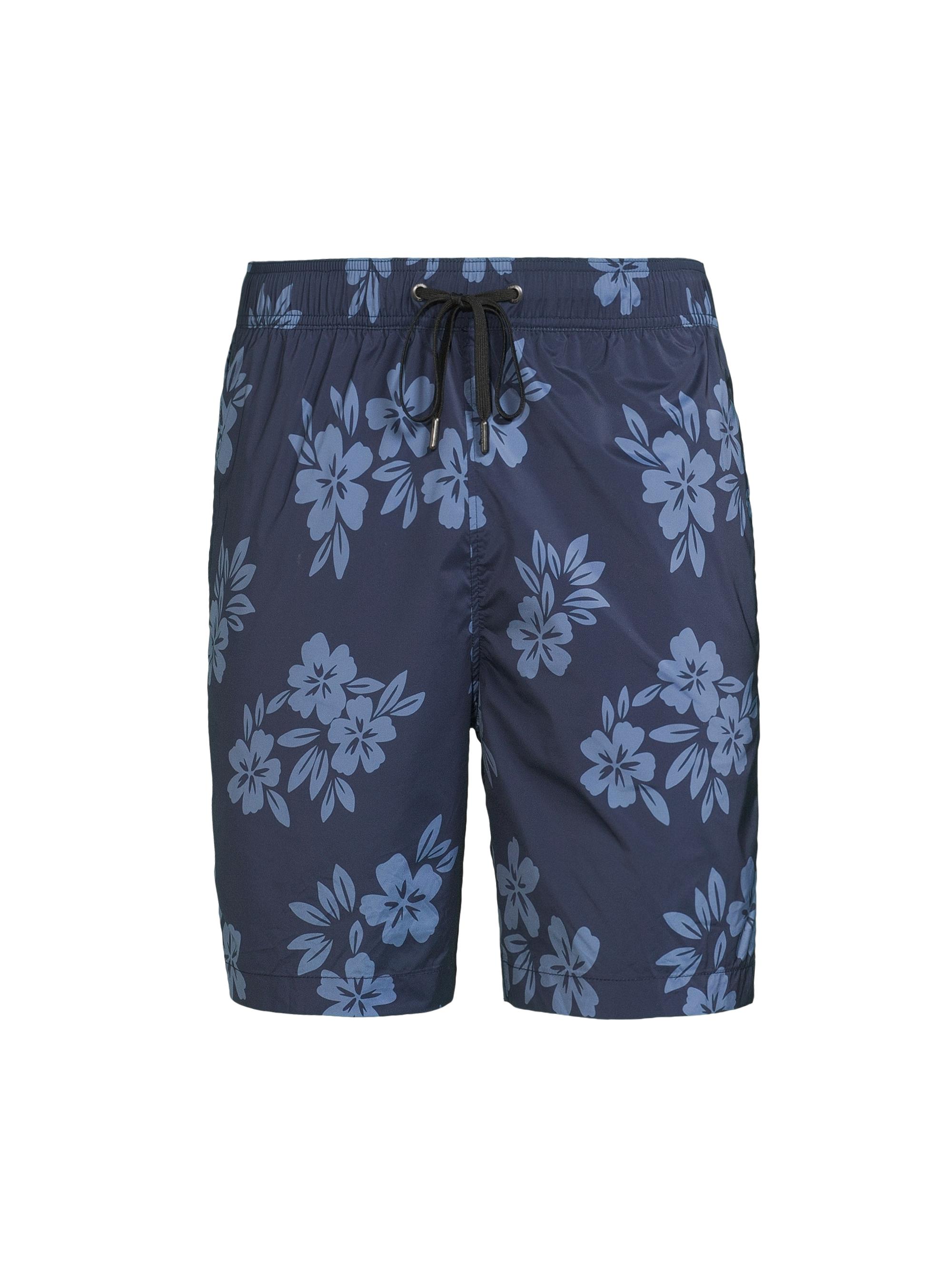 Onia Men's Charles 7-Inch Floral Swim Trunks - Deep Navy