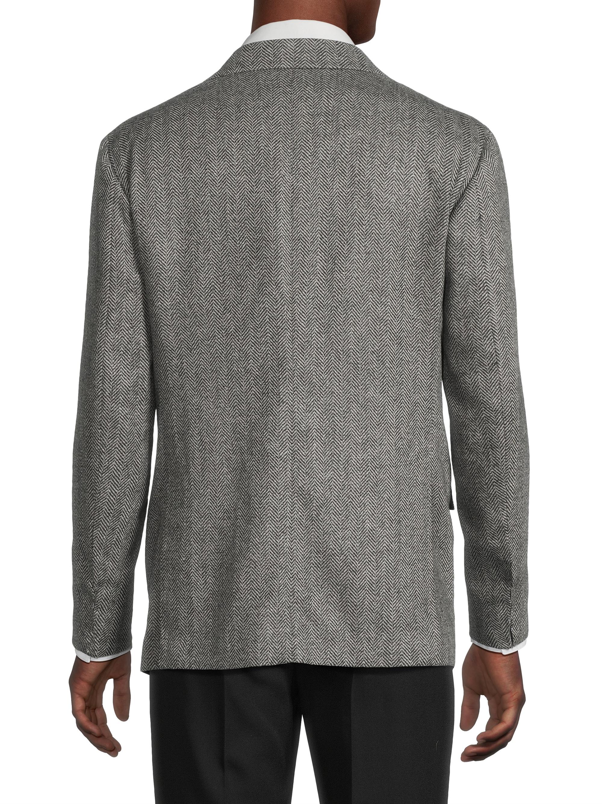 Sartorio Napoli Herringbone Wool Sport Jacket | Saks Fifth Avenue