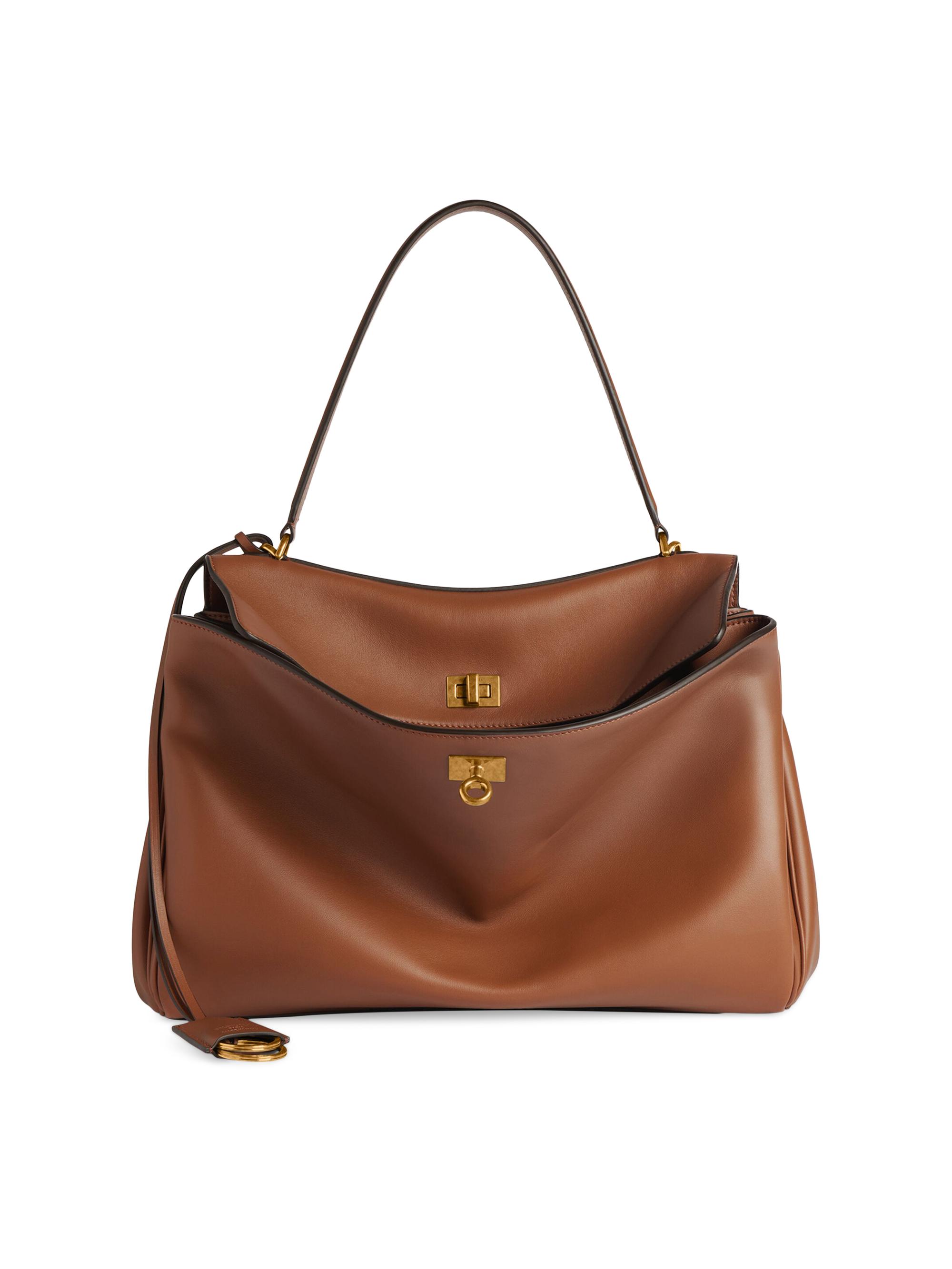 Balenciaga Rodeo Large Handbag Crocodile Embossed | Saks Fifth Avenue