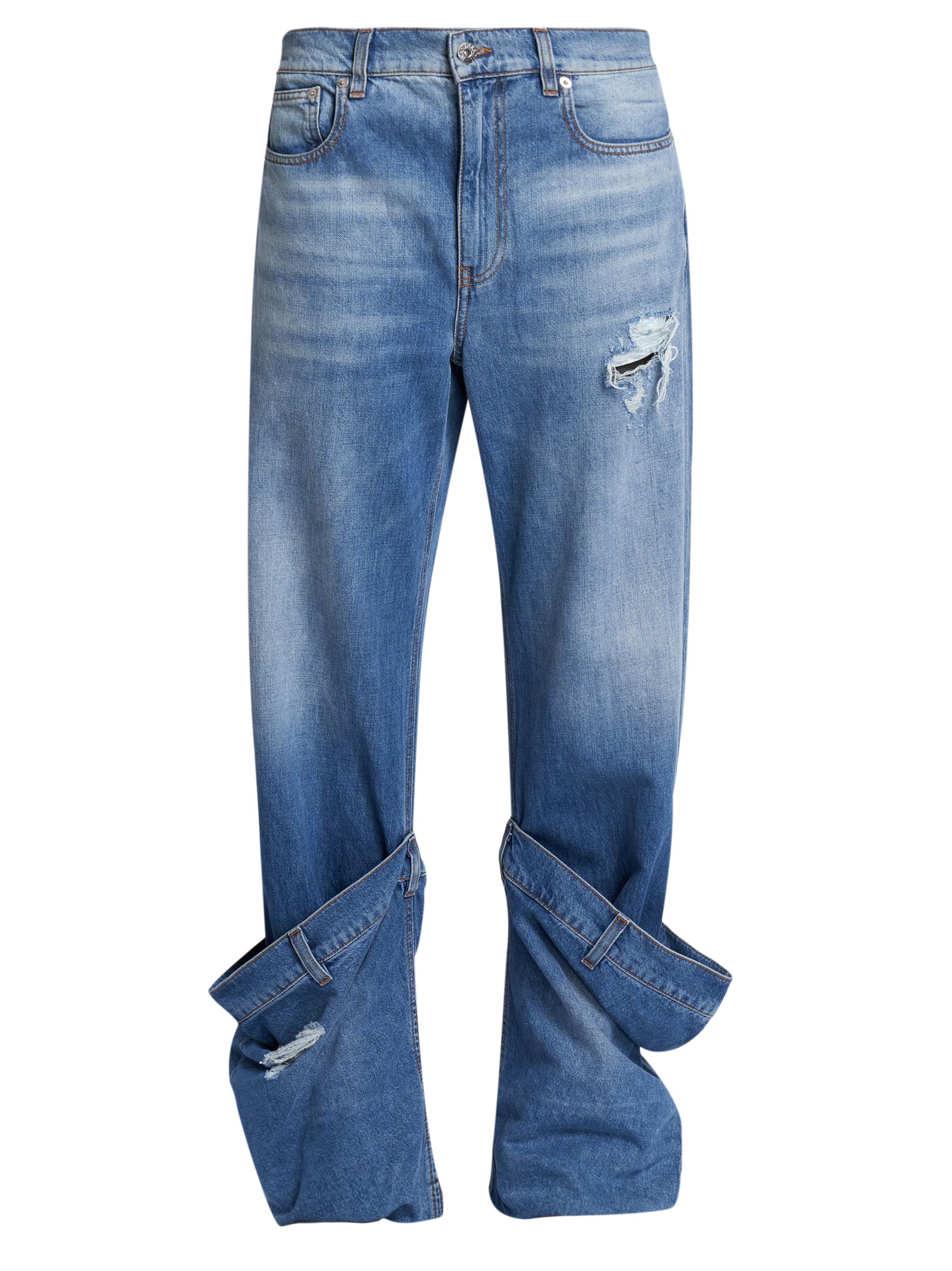 桐*様 JW ANDERSON bucket jeans アンダーソン　sull JW Anderson Bucket Low-Rise Jeans | Saks Fifth Avenue