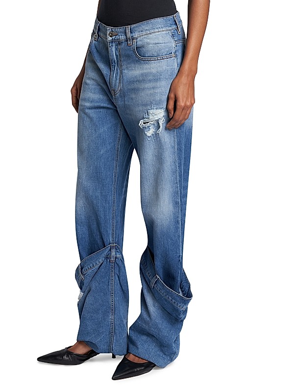 Shop JW Anderson Bucket Low-Rise Jeans | Saks Fifth Avenue Shop JW Anderson Bucket Low-Rise Jeans | Saks Fifth Avenue