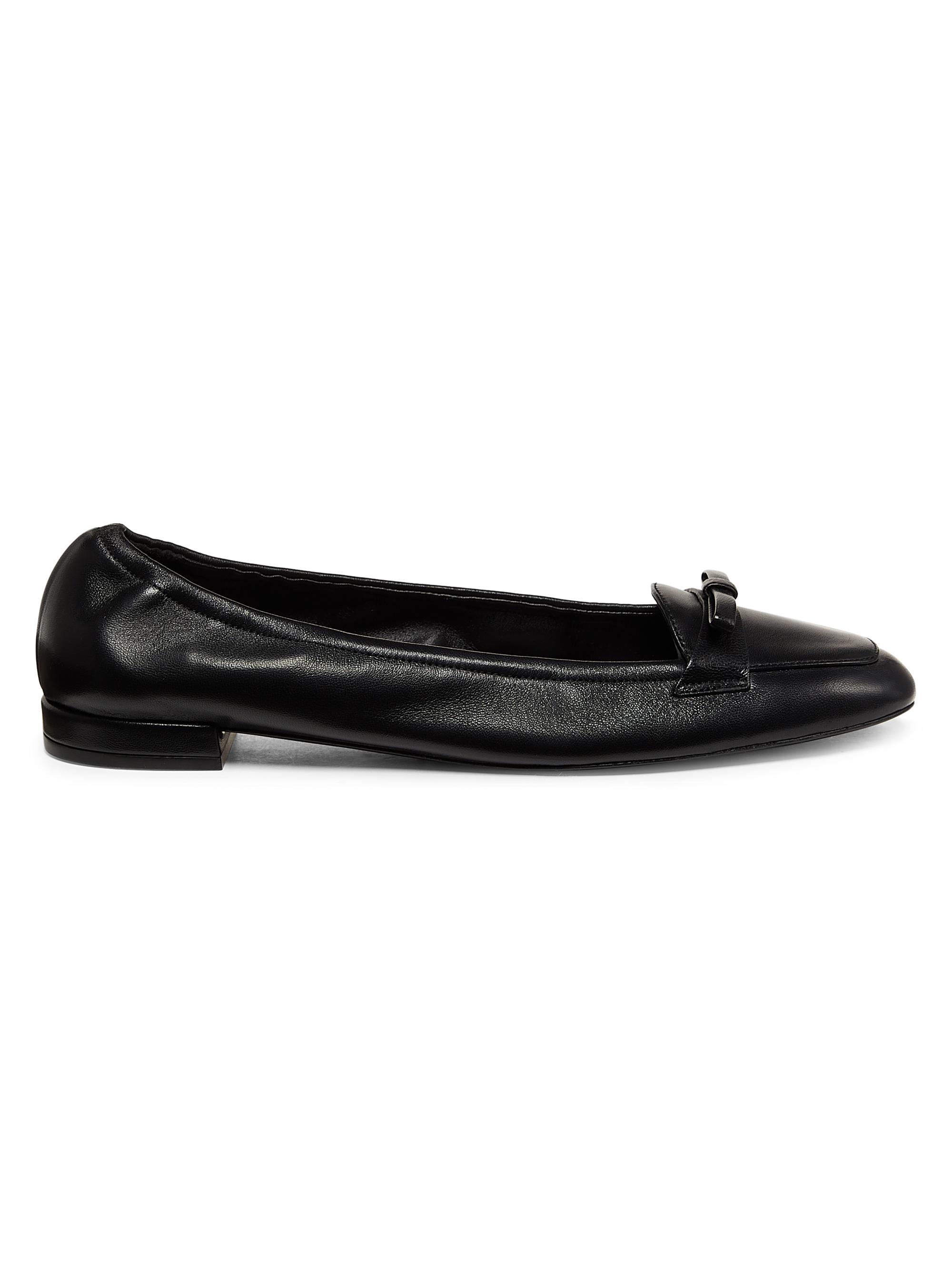 Stuart Weitzman Women's Tully Lacquered Leather Loafers - Seashell