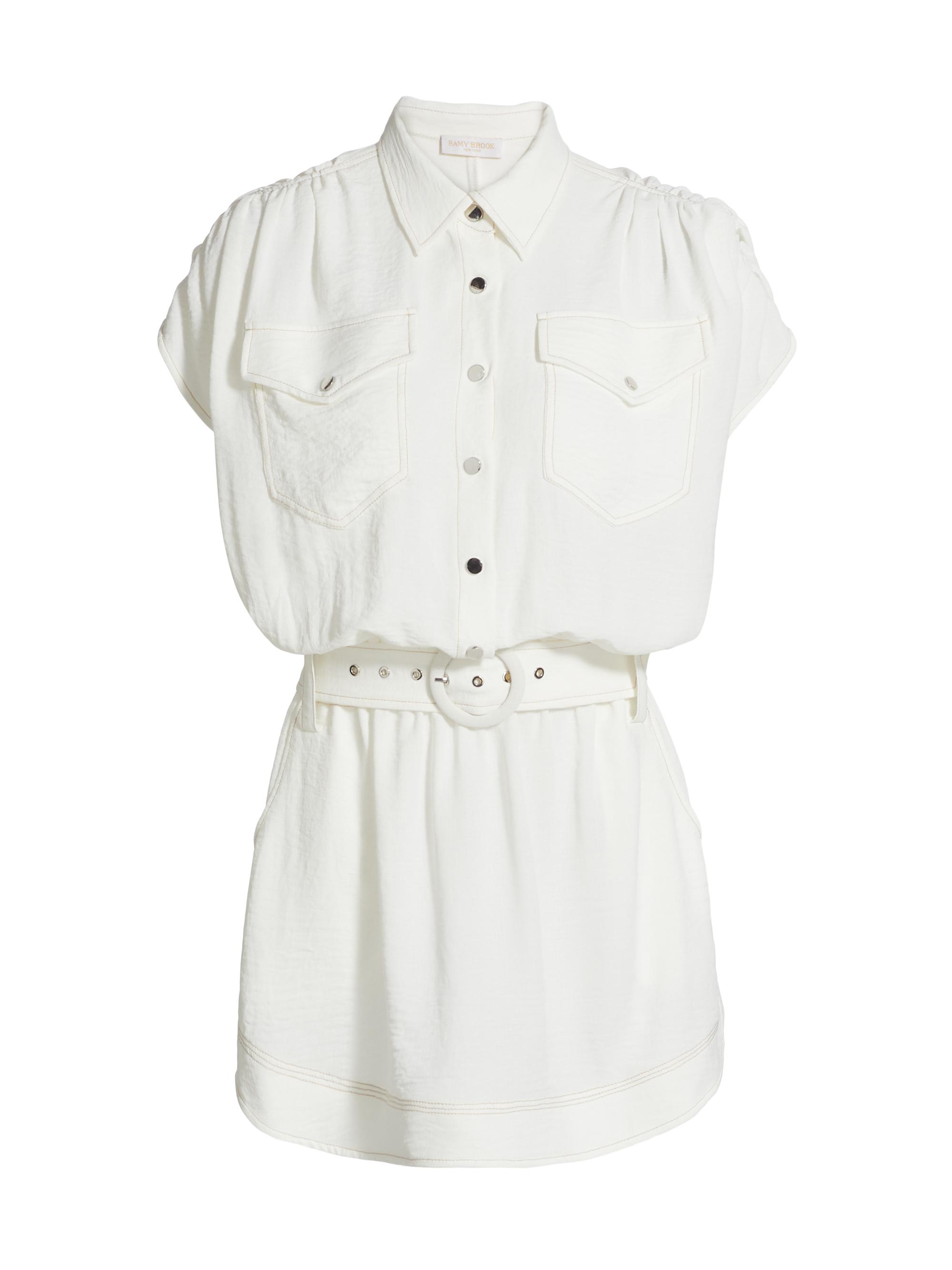 Ramy Brook Women's Bess Belted Utility Minidress -