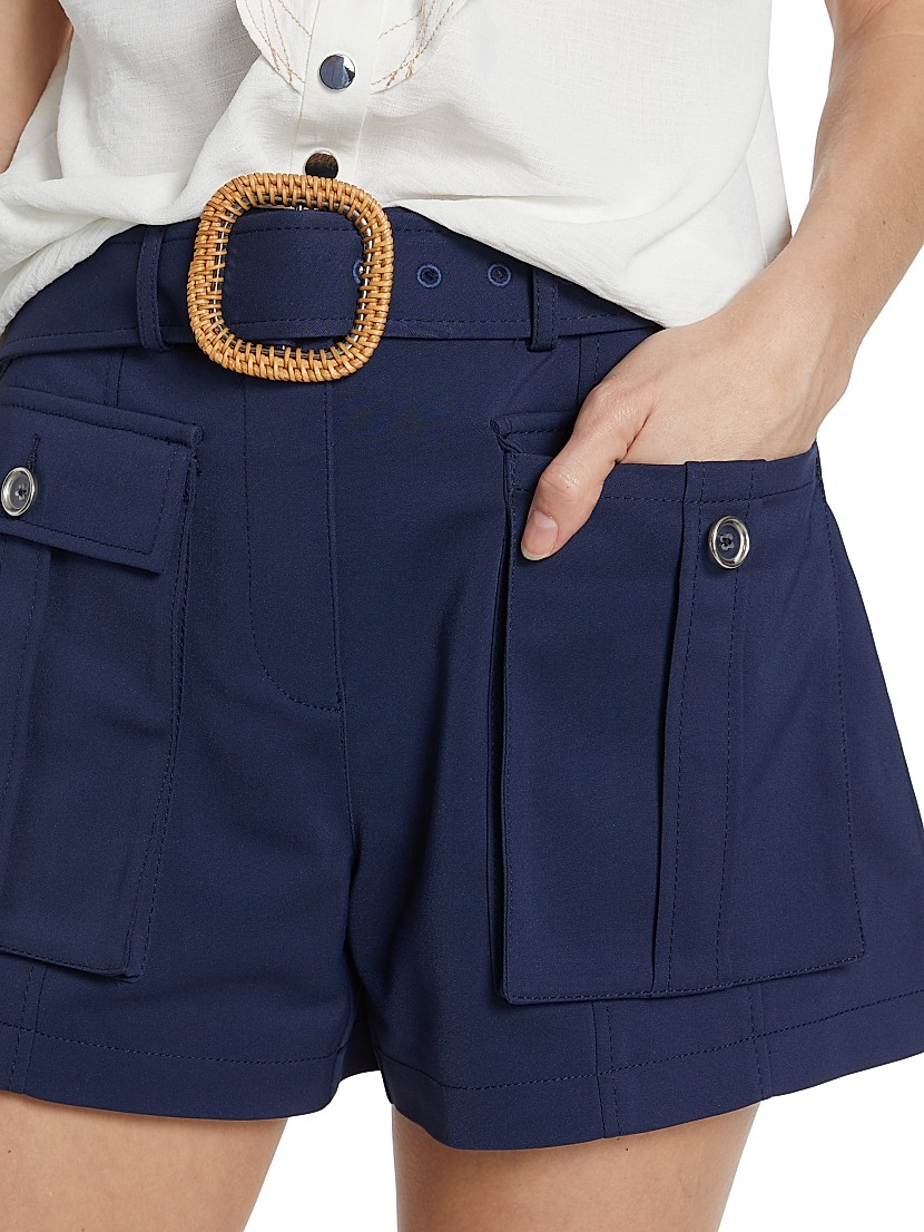 Shop Ramy Brook Cornelia Belted Utility Shorts | Saks Fifth Shop Ramy Brook Cornelia Belted Utility Shorts | Saks Fifth