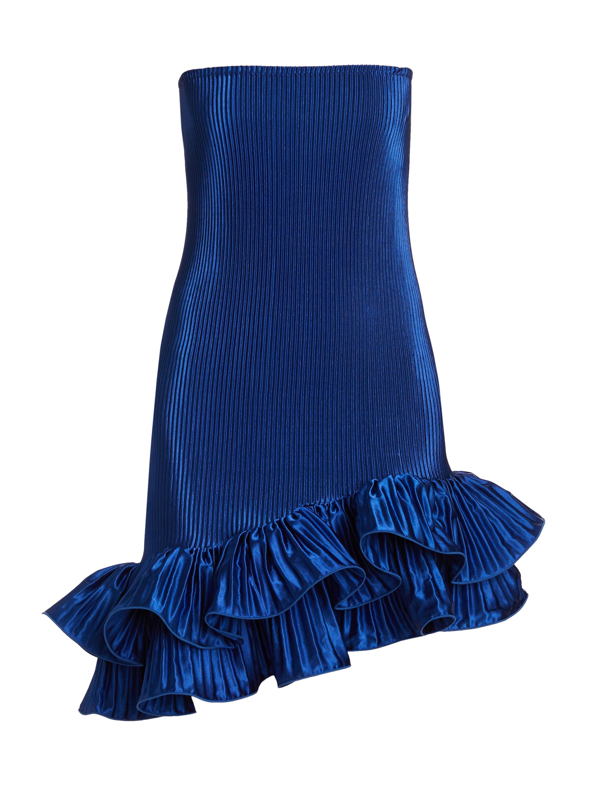 L'Idée Women's Premiere Tube Minidress - Deep Azure