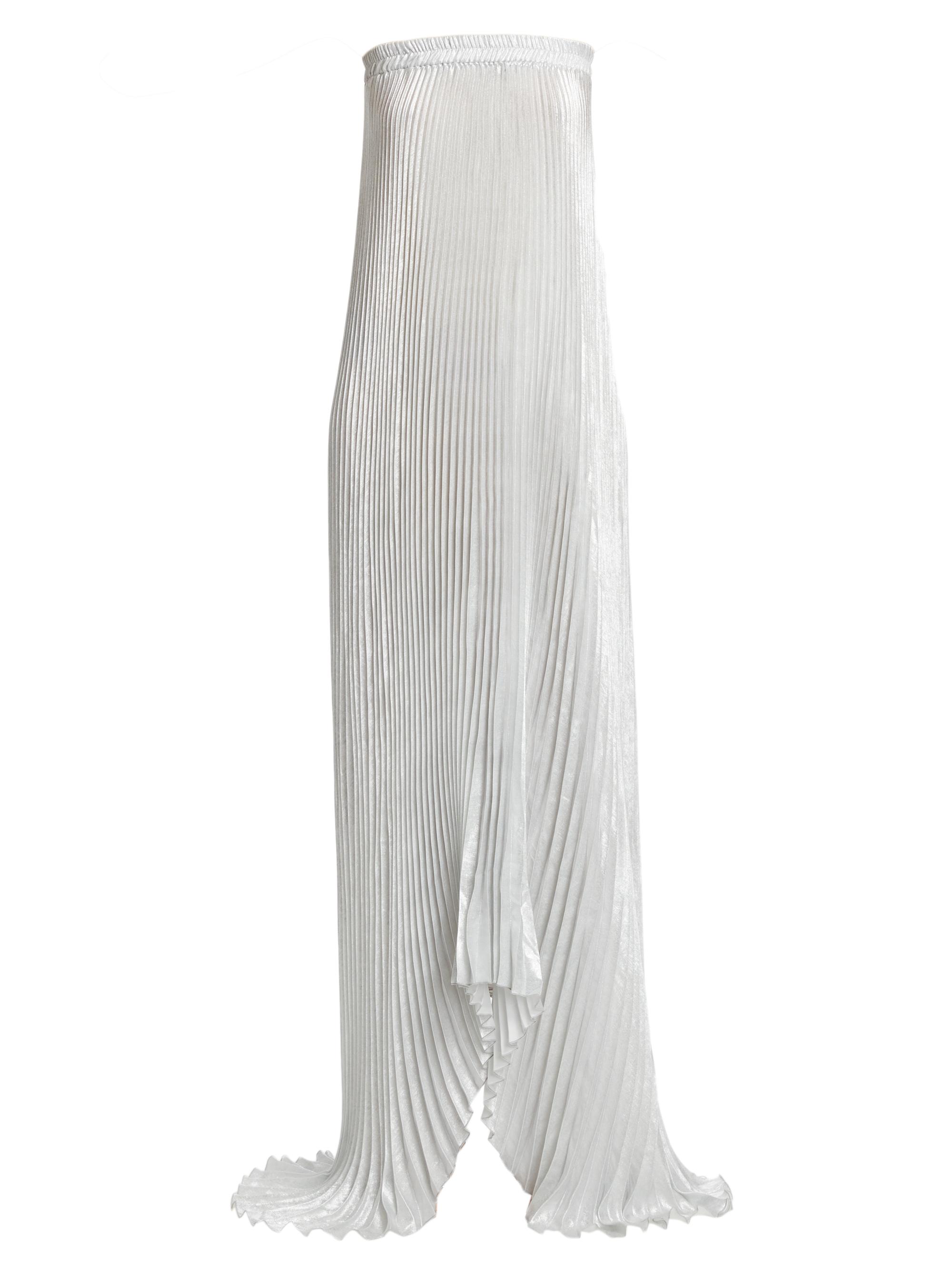 L'Idée Women's Bisous Plissé Strapless Gown - Mirror