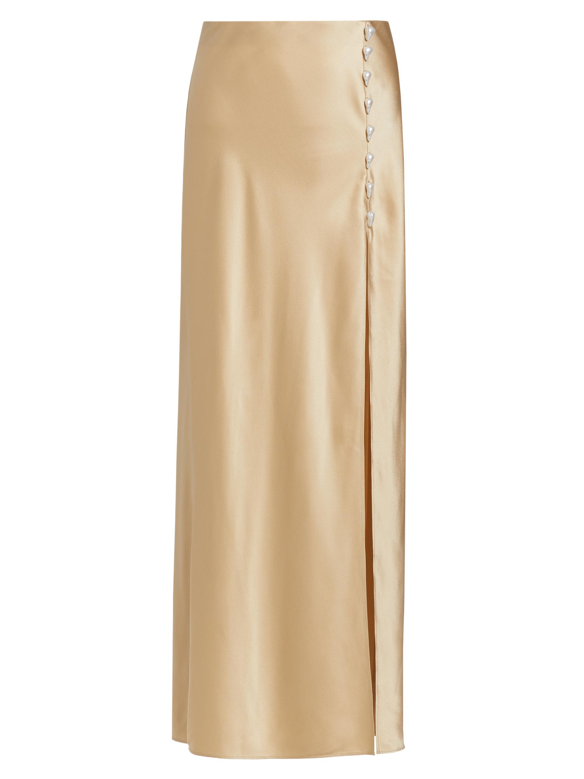 Cami NYC Women's Nolee Silk-Blend Maxi Skirt - Irish Cream