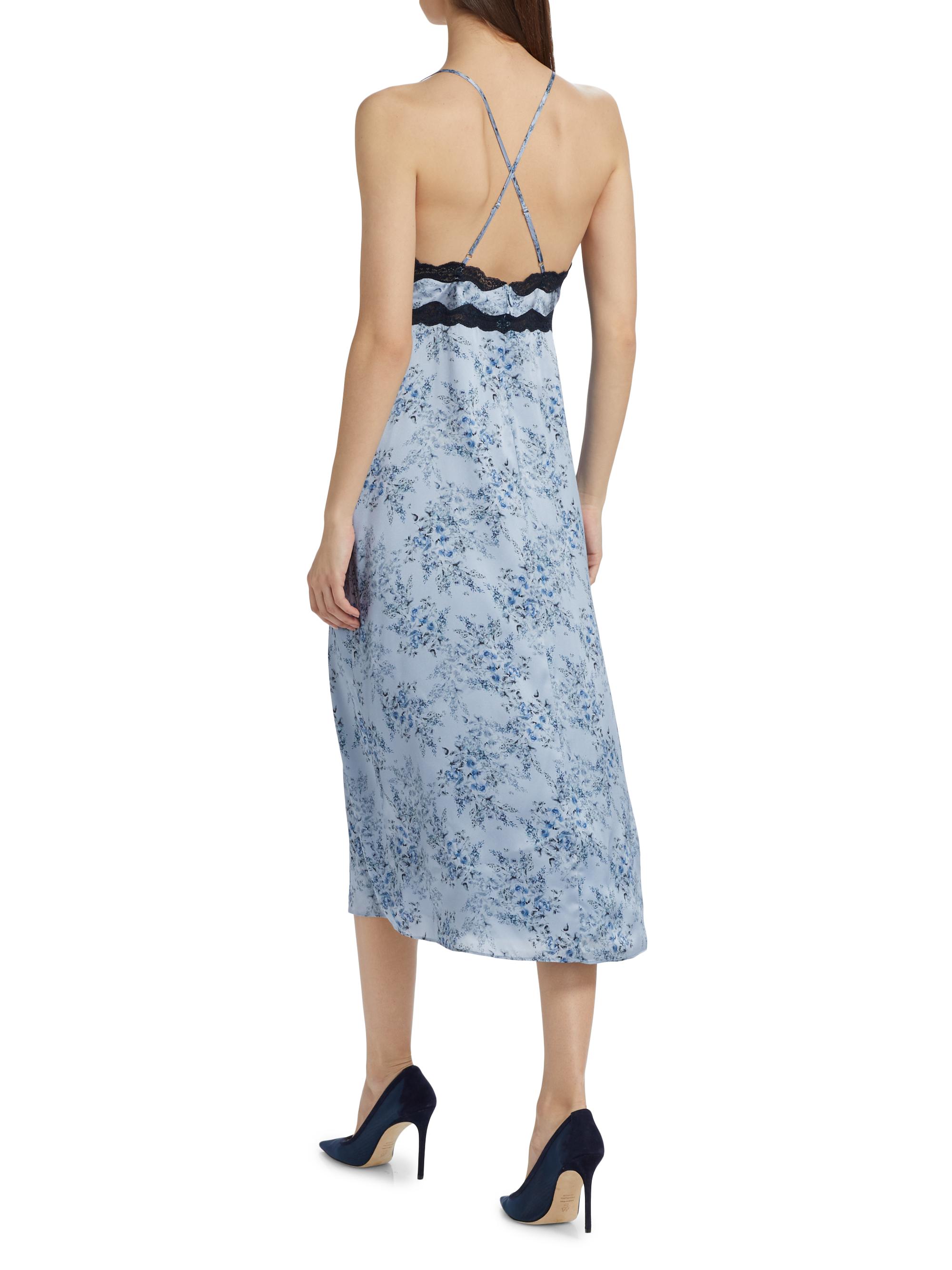 Cami NYC Roya Floral Silk Slip Midi-Dress | Saks Fifth Avenue