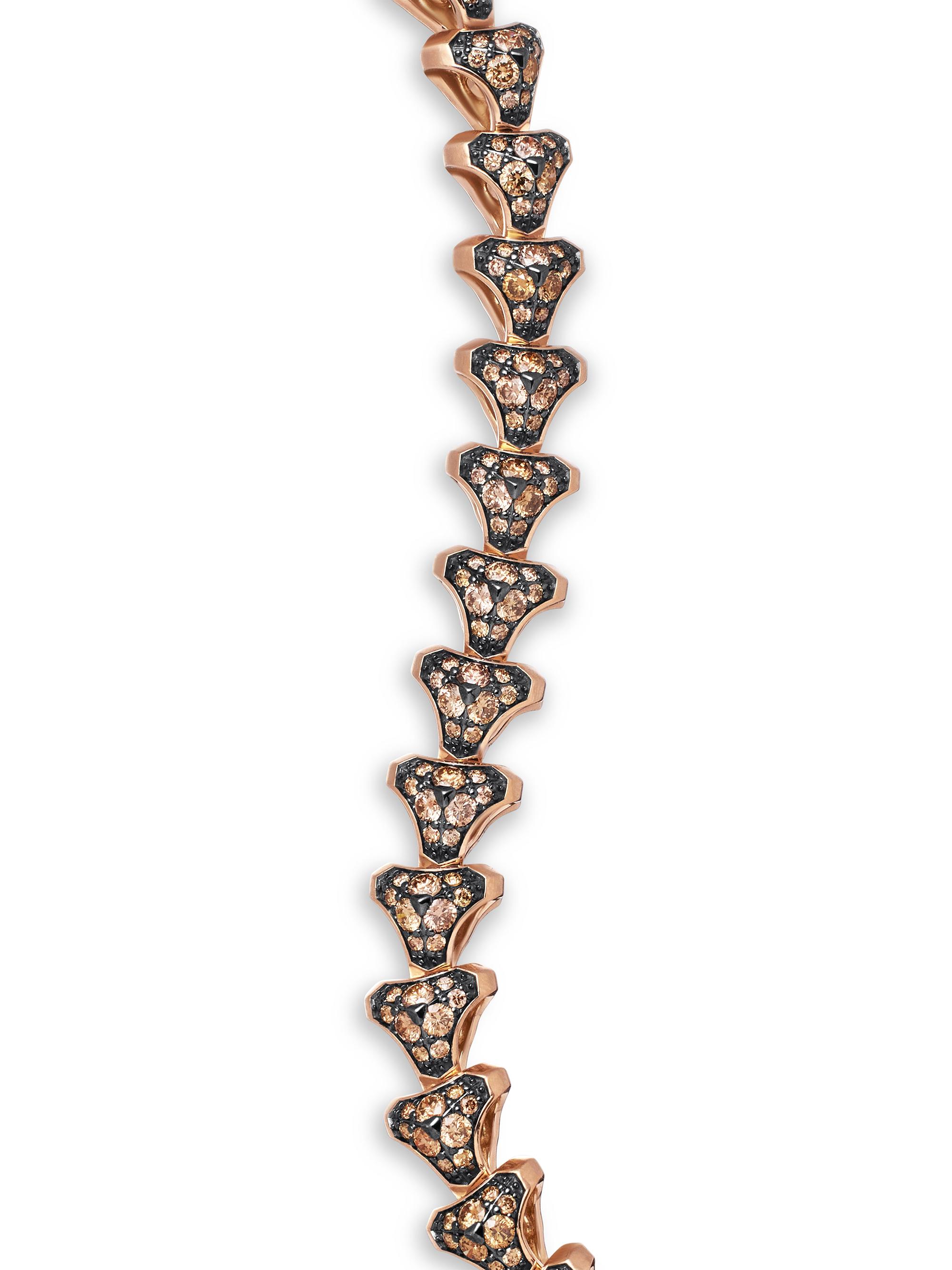David Yurman Armory Link Bracelet in 18K Rose Gold | Saks Fifth Avenue