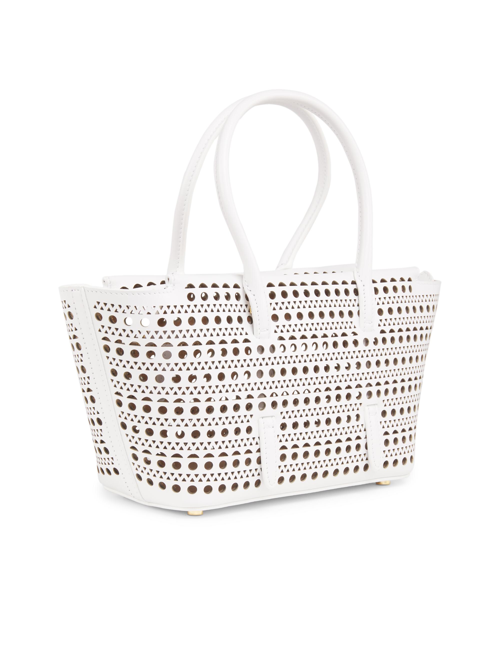 Alaïa New Mina 20 Leather Bag | Saks Fifth Avenue