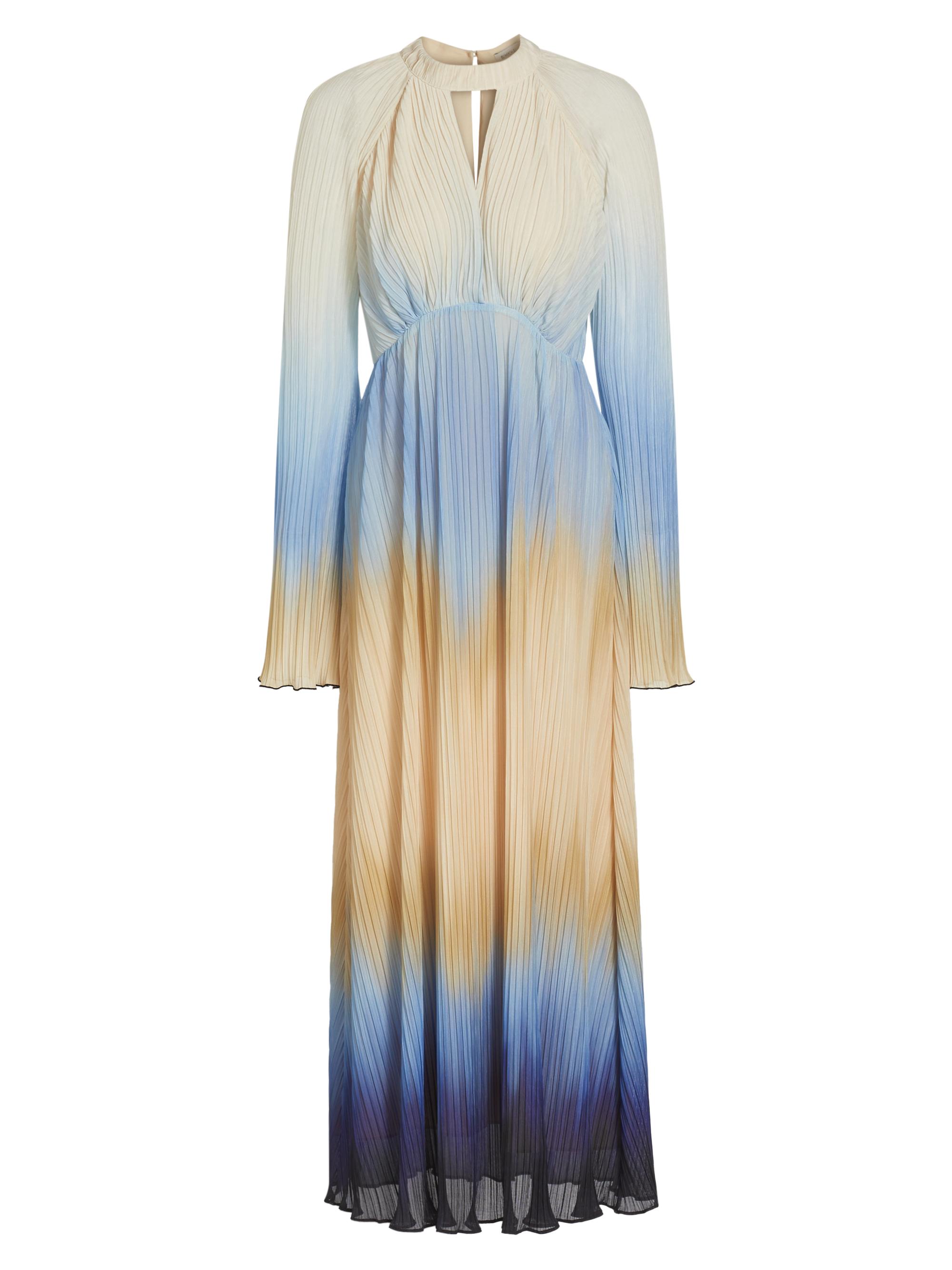 SIMKHAI Women's Calina Ombré Plissé Midi-Dress - Sky Ombre