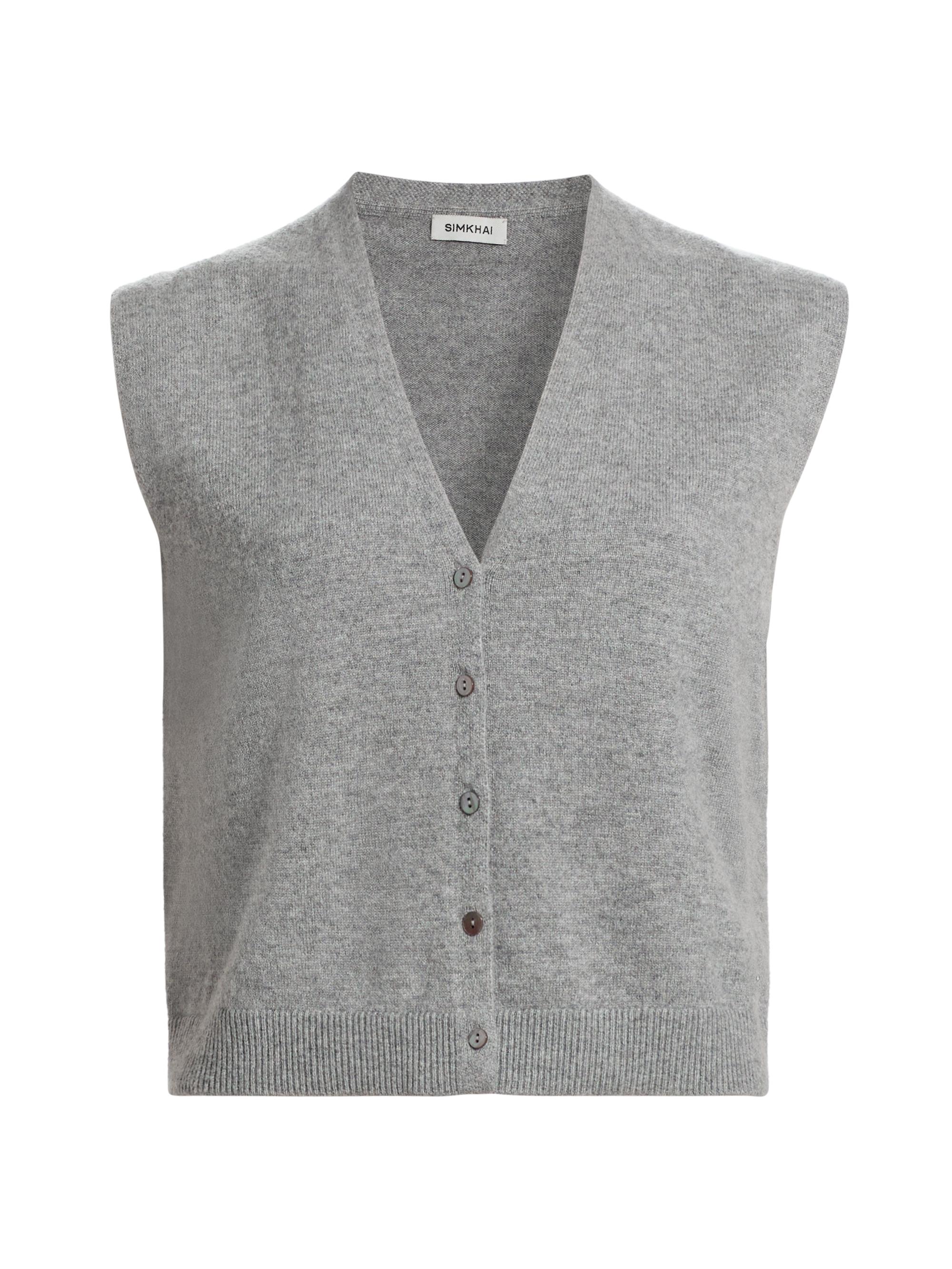WOOL CASHMERE SILK KNIT VEST サイズ0 Cashmere, silk, alpaca and wool-blend vest | Peserico US