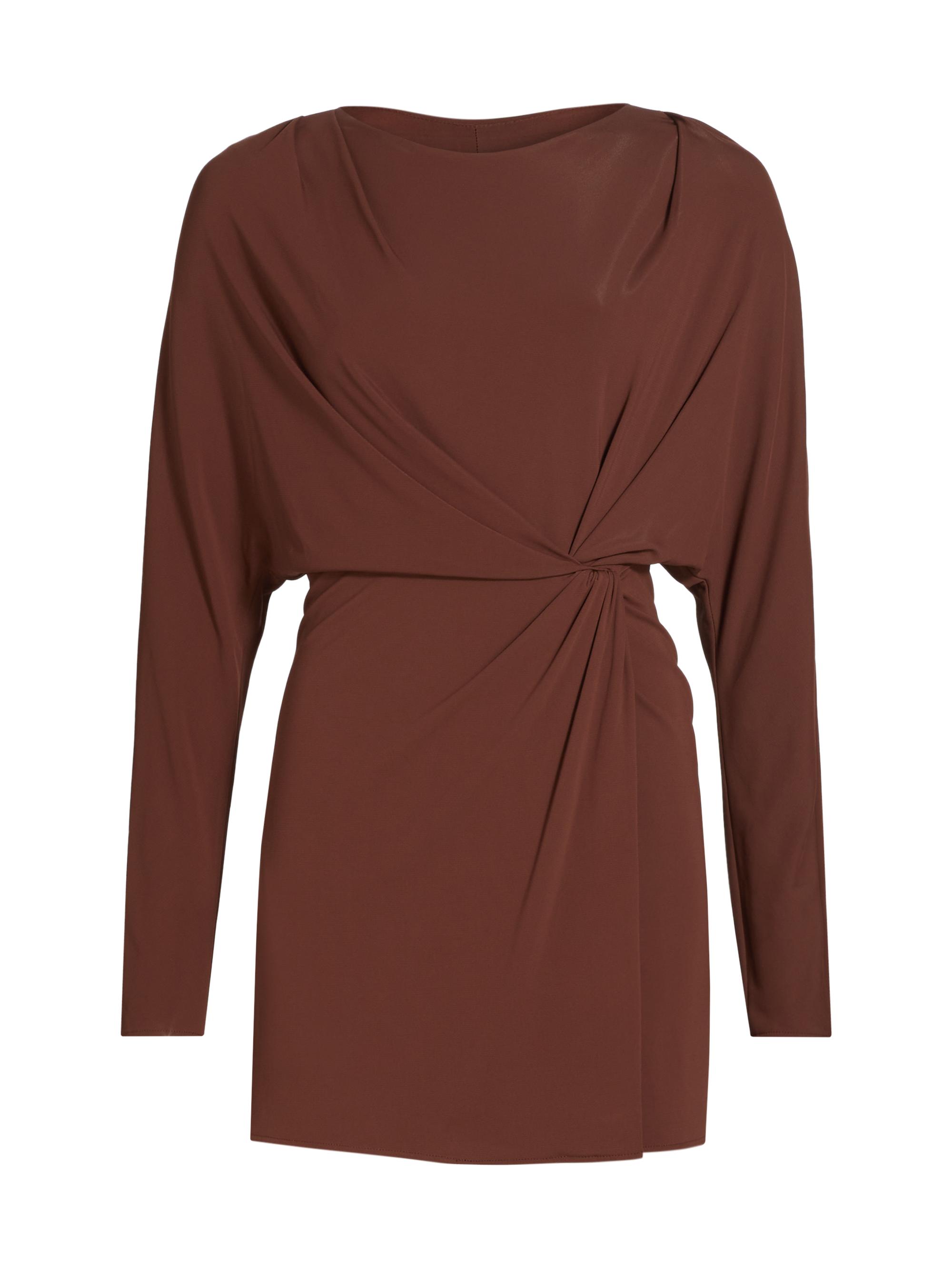 SIMKHAI Women's Tasha Draped Jersey Minidress - Anise