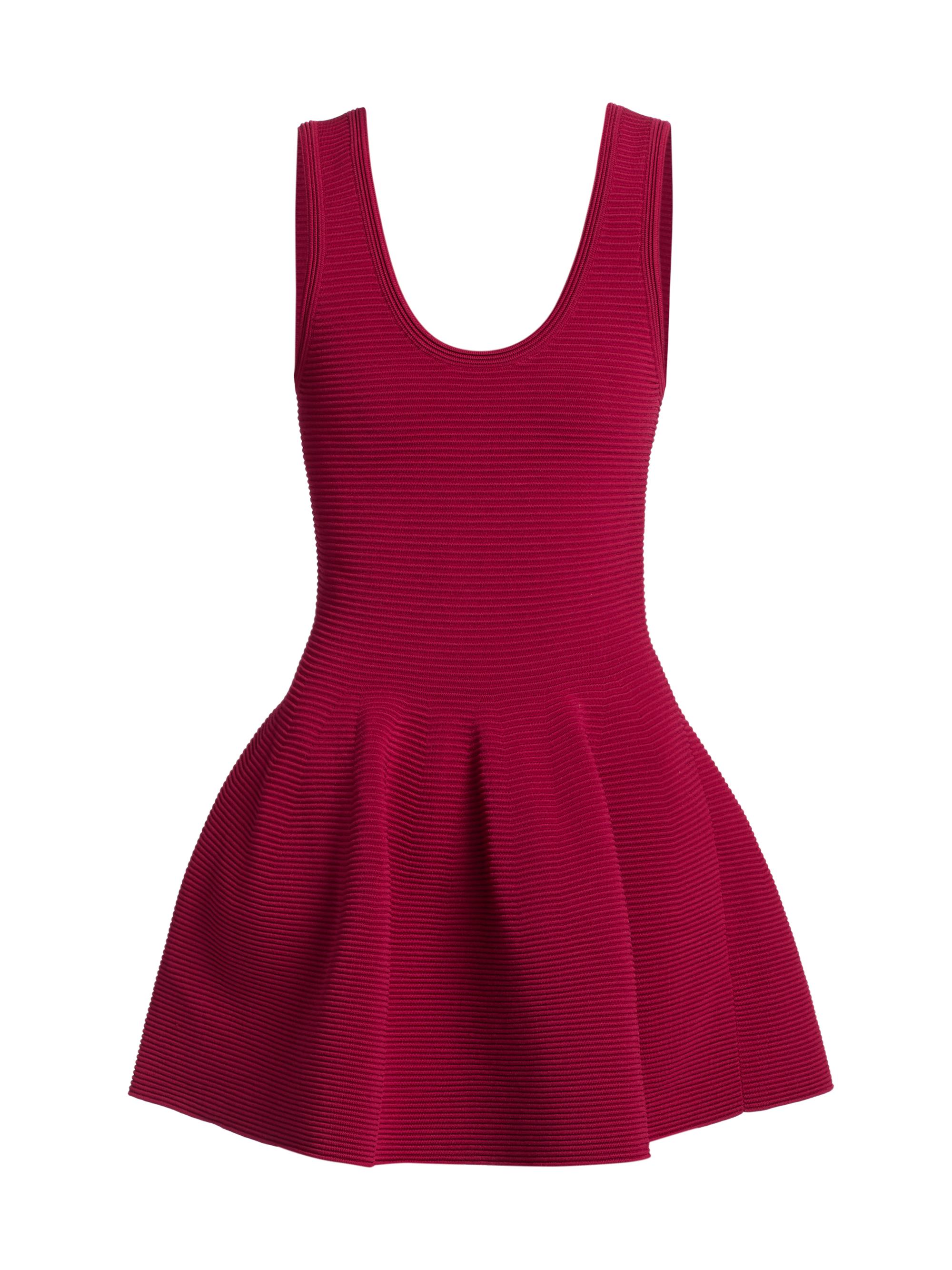 SIMKHAI Women's Larina Knit Fit & Flare Minidress - Cherry
