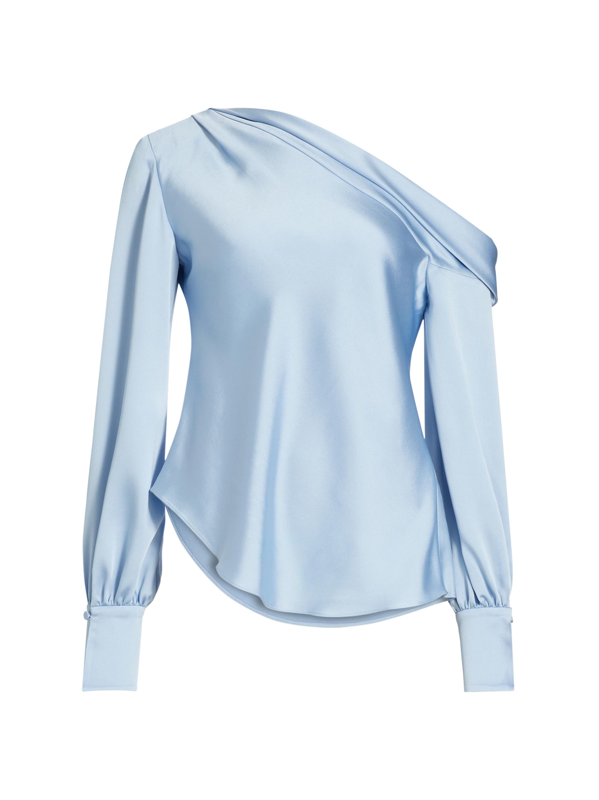 SIMKHAI Women's Alice One-Shoulder Blouse - Sky