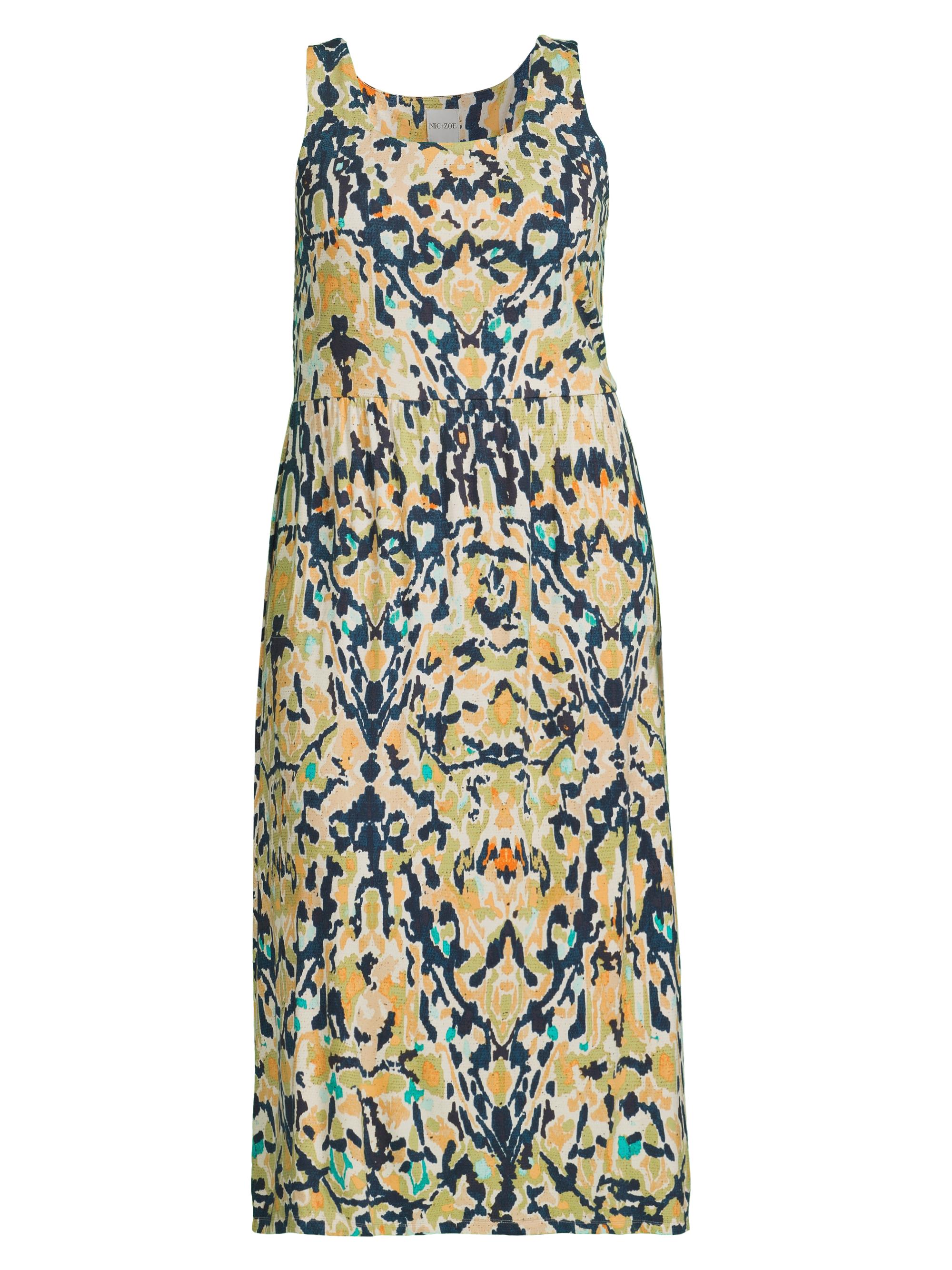 NIC+ZOE Women's Vineyard Glow Danielle Dress - Indigo Multi