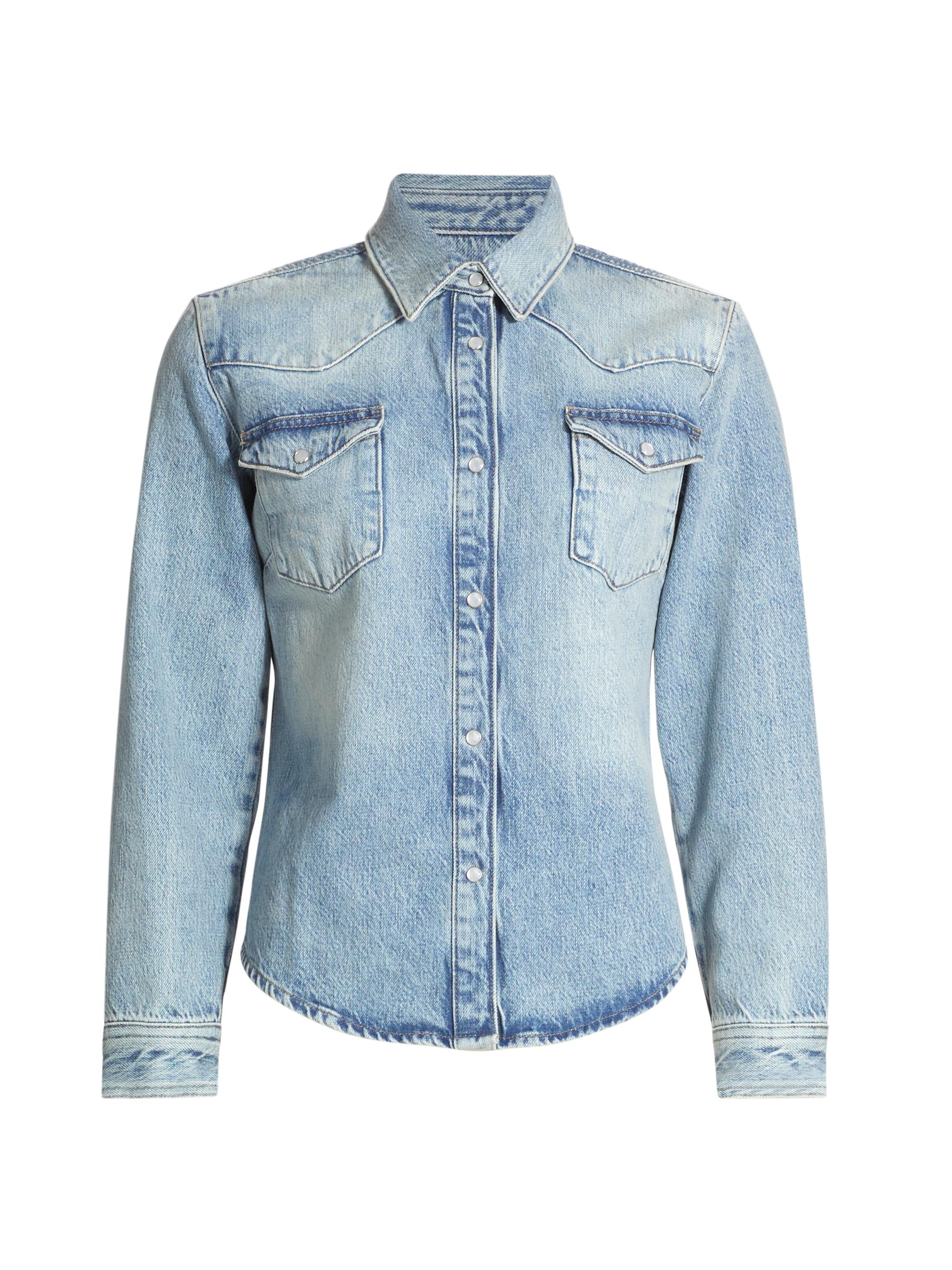 Frame Women's Fitted Denim Heritage Shirt - Esme