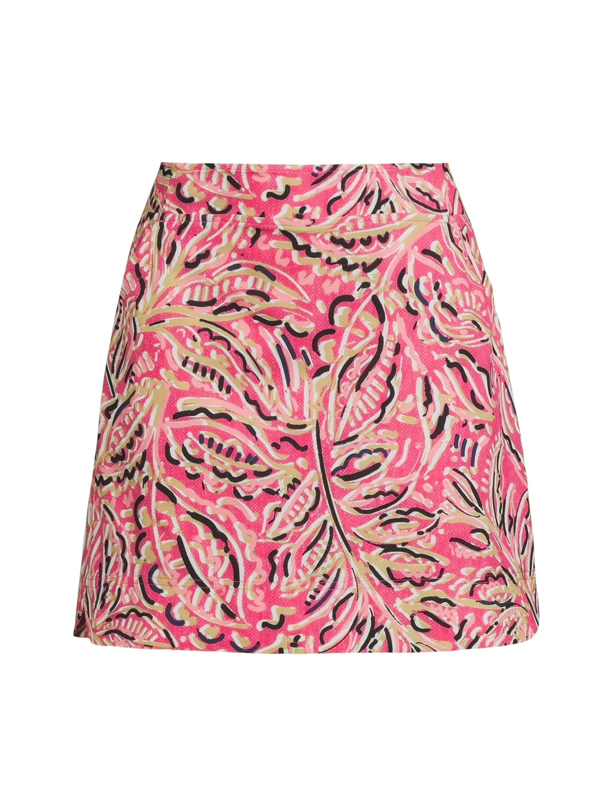 NIC+ZOE Women's Tech Stretch Shadow Floral Skort - Pink Multi