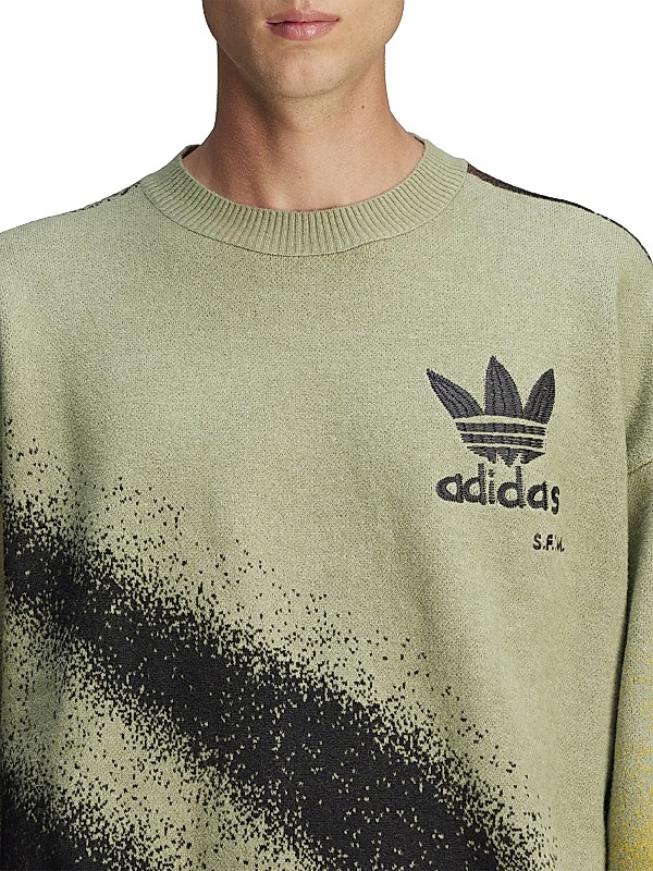 Shop adidas Adi004 Knit Crewneck Sweater | Saks Fifth Avenue Shop adidas Adi004 Knit Crewneck Sweater | Saks Fifth Avenue