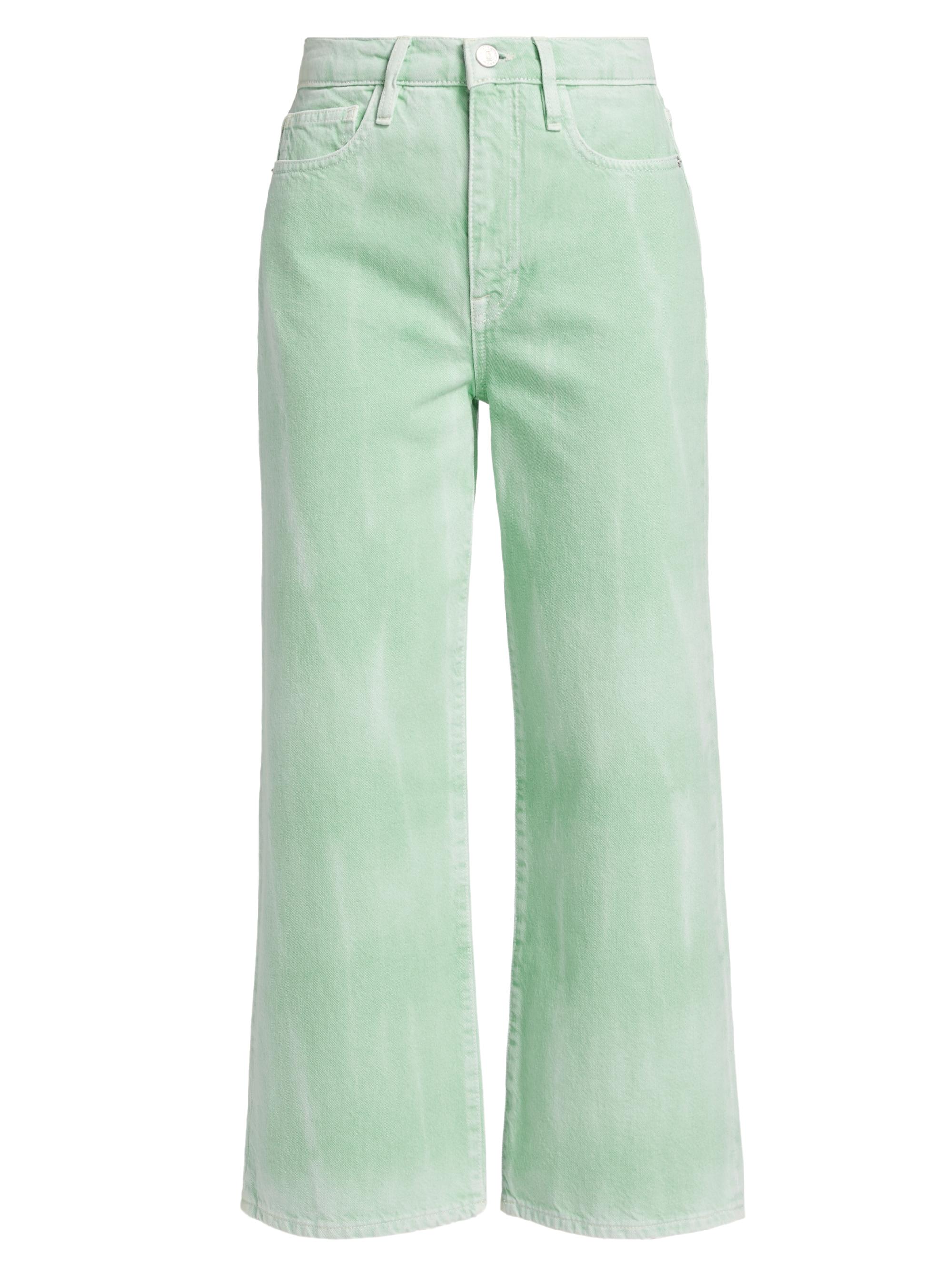 Frame Women's Le Jane Wide Crop Jeans - Opal