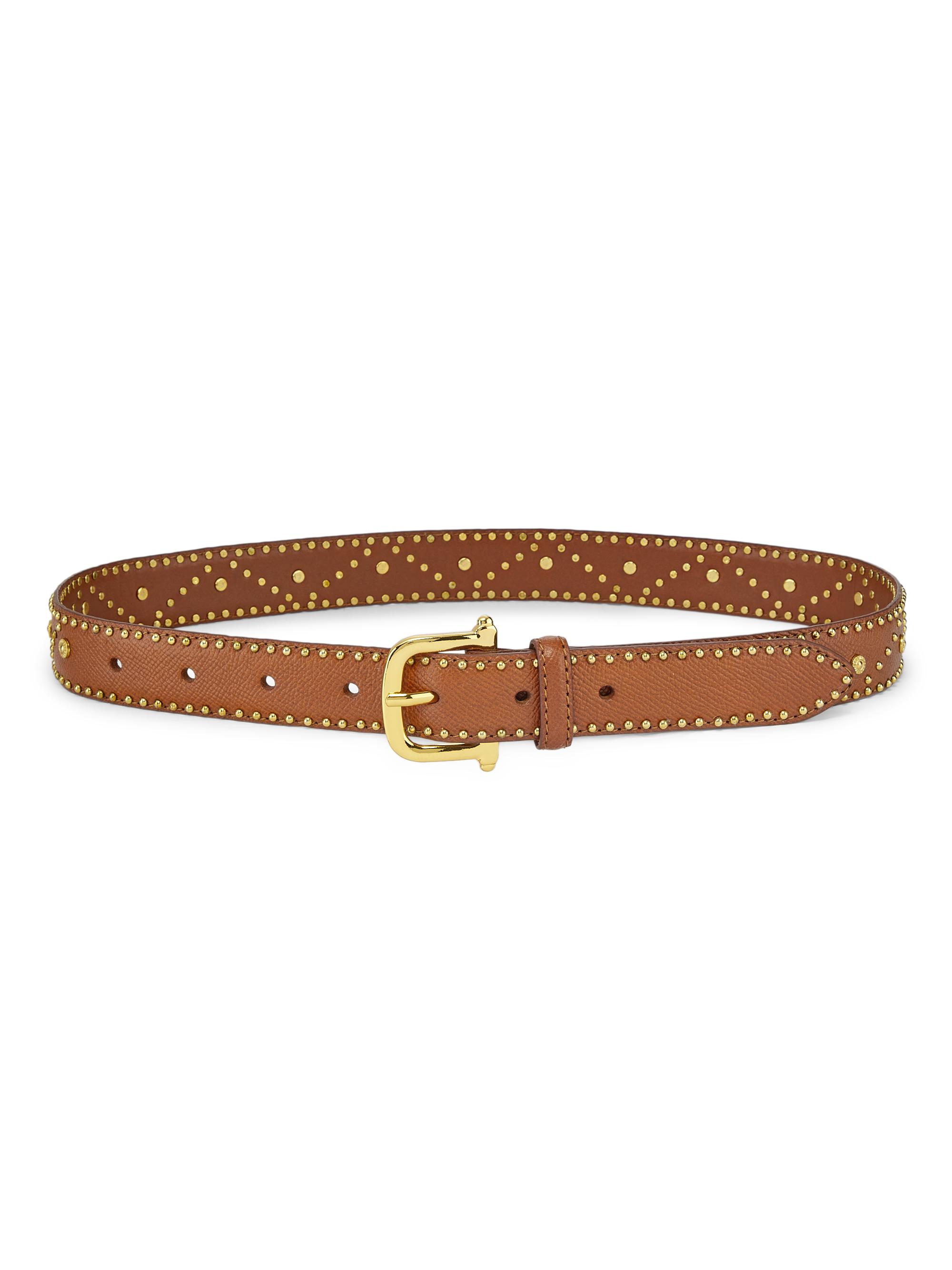 Balmain coin-embellished leather belt - EAD