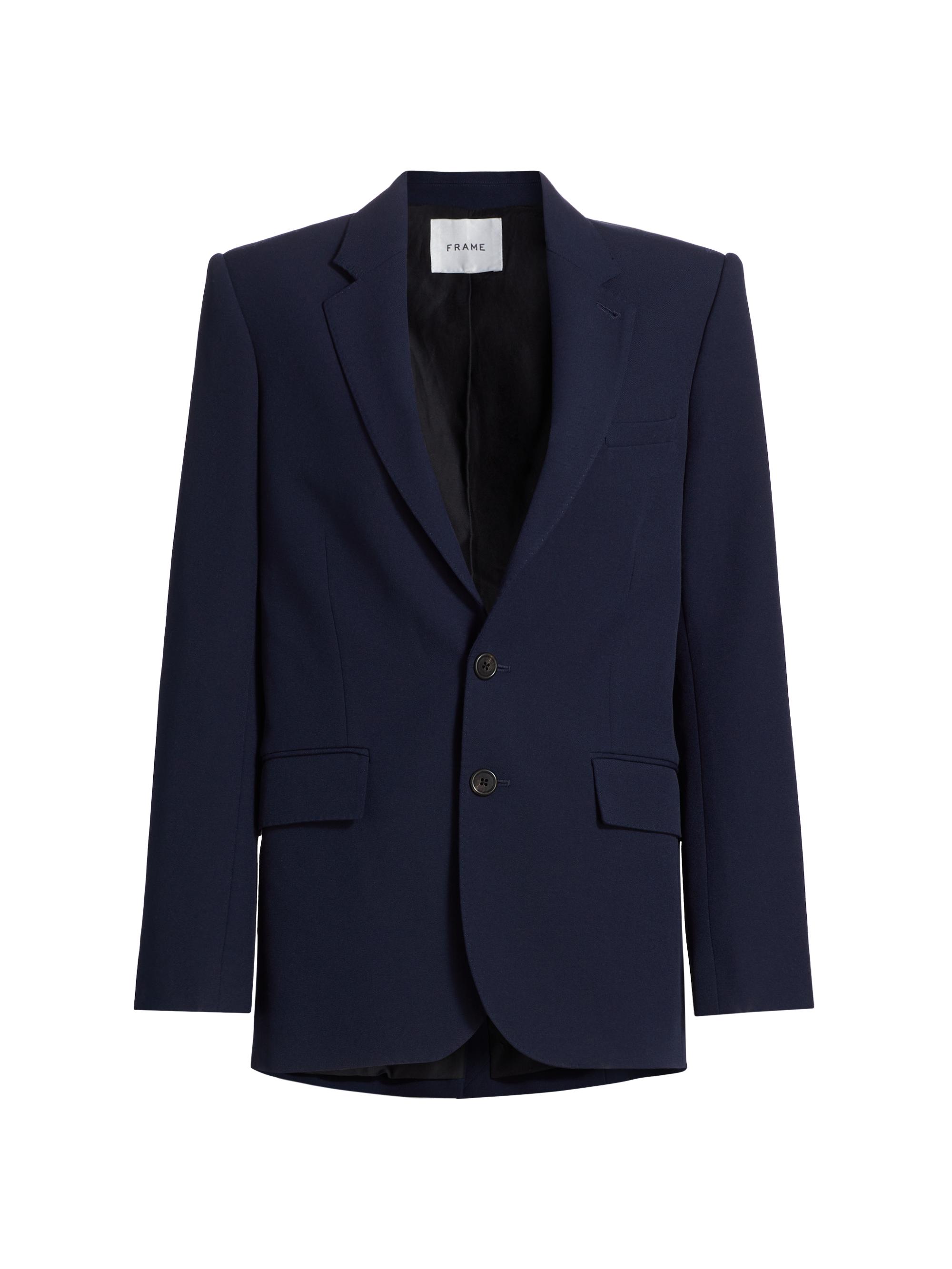 Frame Women's Everyday Crepe Blazer - Navy