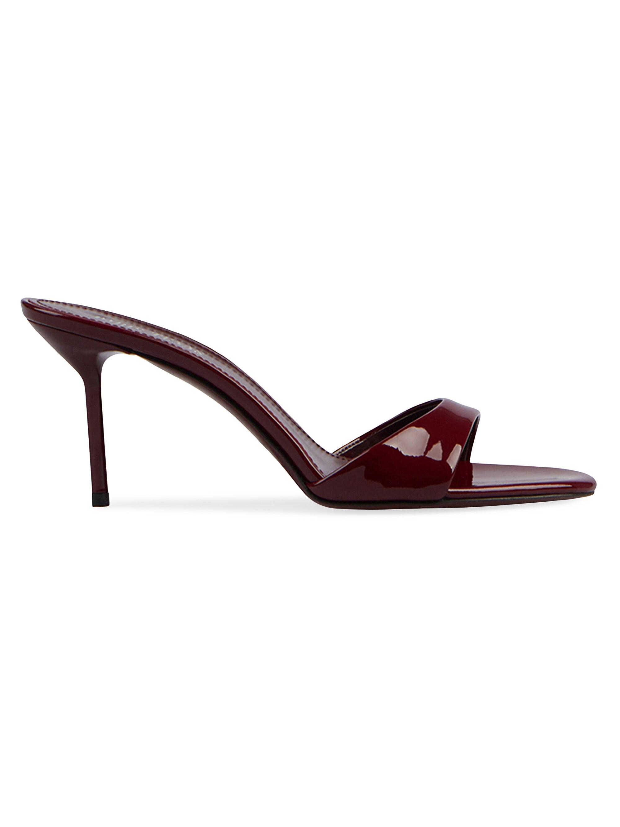 Paris Texas Women's Lidia 70MM Patent Leather Sandals - Rouge Noir