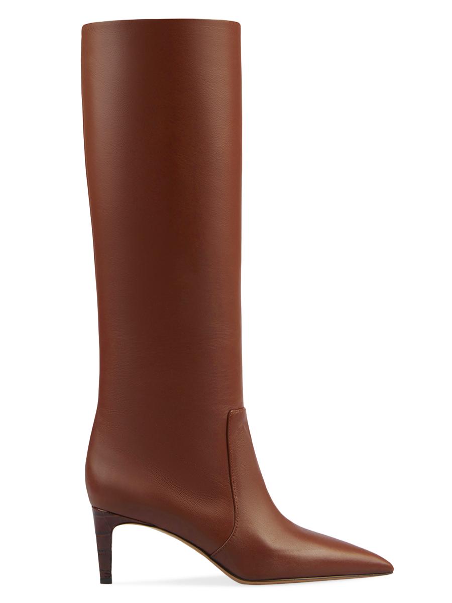 ロングブーツ PARIS TEXAS FW25 STILETTO BOOT 60 (PX504 XV003CIOCCOLATO) Paris Texas 60MM Knee-High Leather Stiletto Boots | Saks