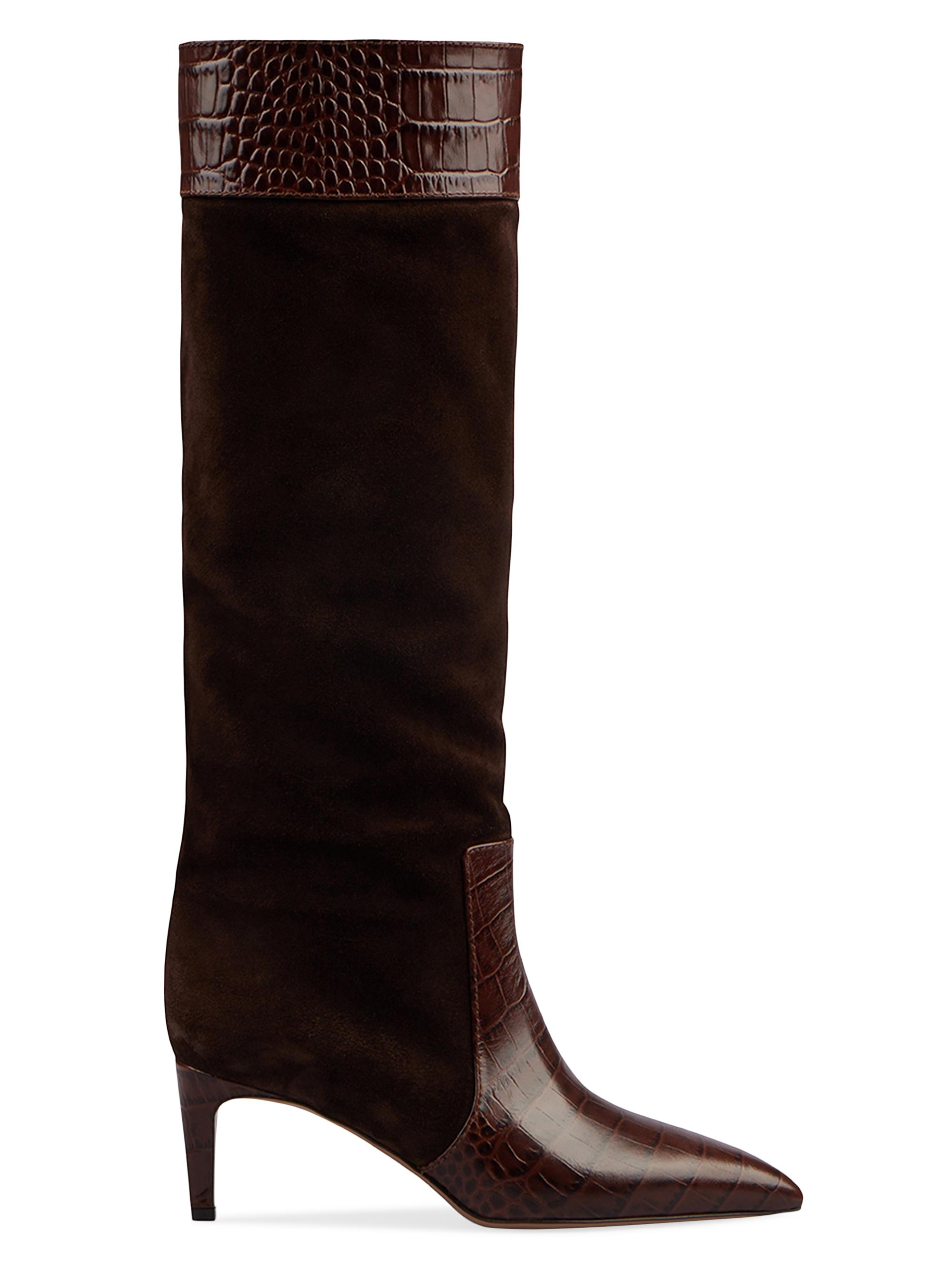 Paris Texas Women's 60MM Leather Boots - Cioccolato