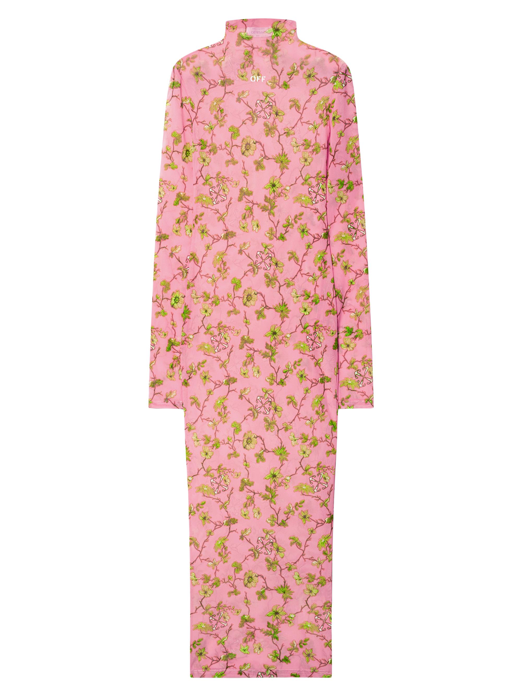 Off-White Women's Ramage Tulle Long Dress - Sea Pink White