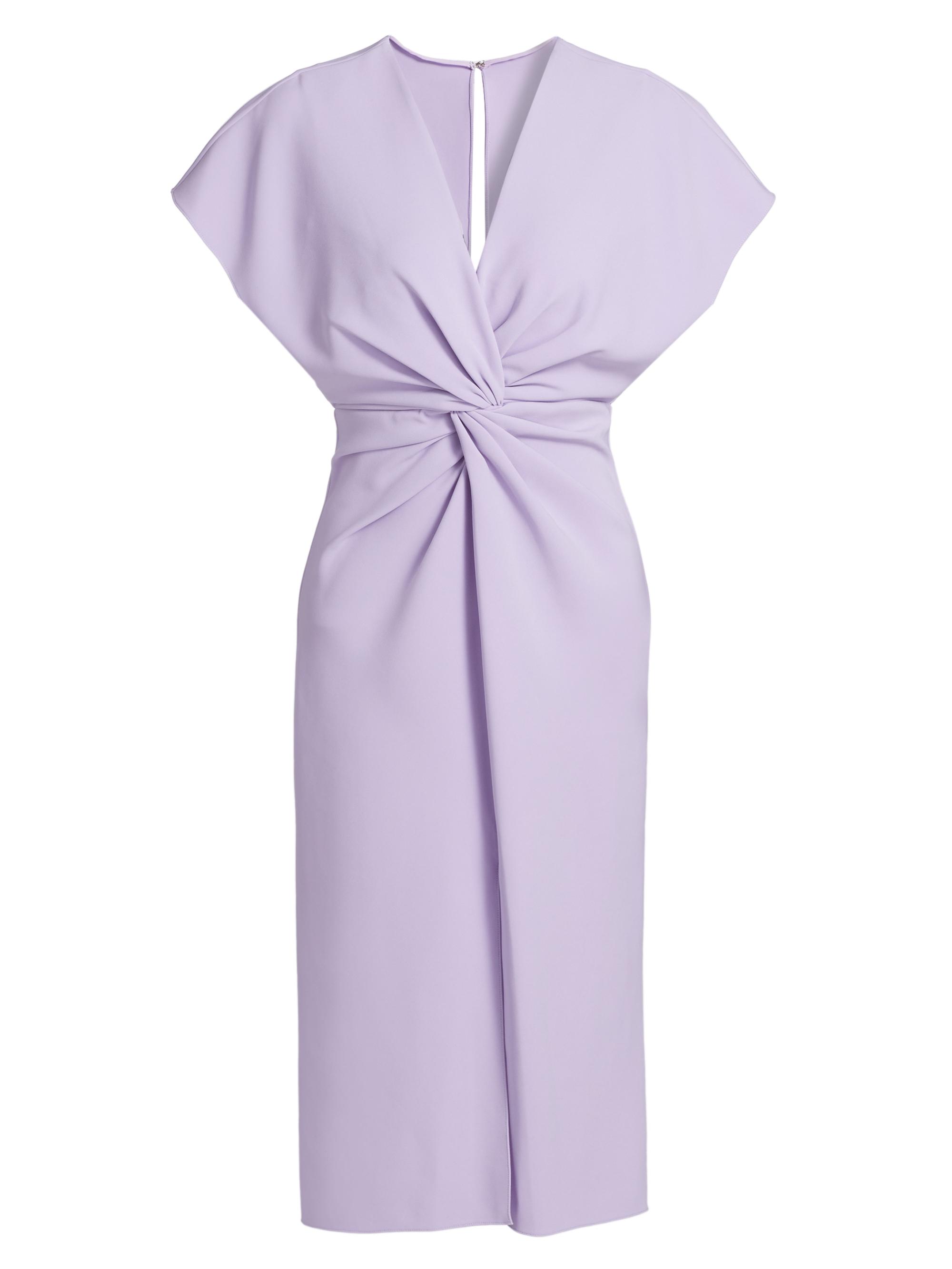 Prabal Gurung Women's Jackie Twist-Front Cocktail Dress - Lavender