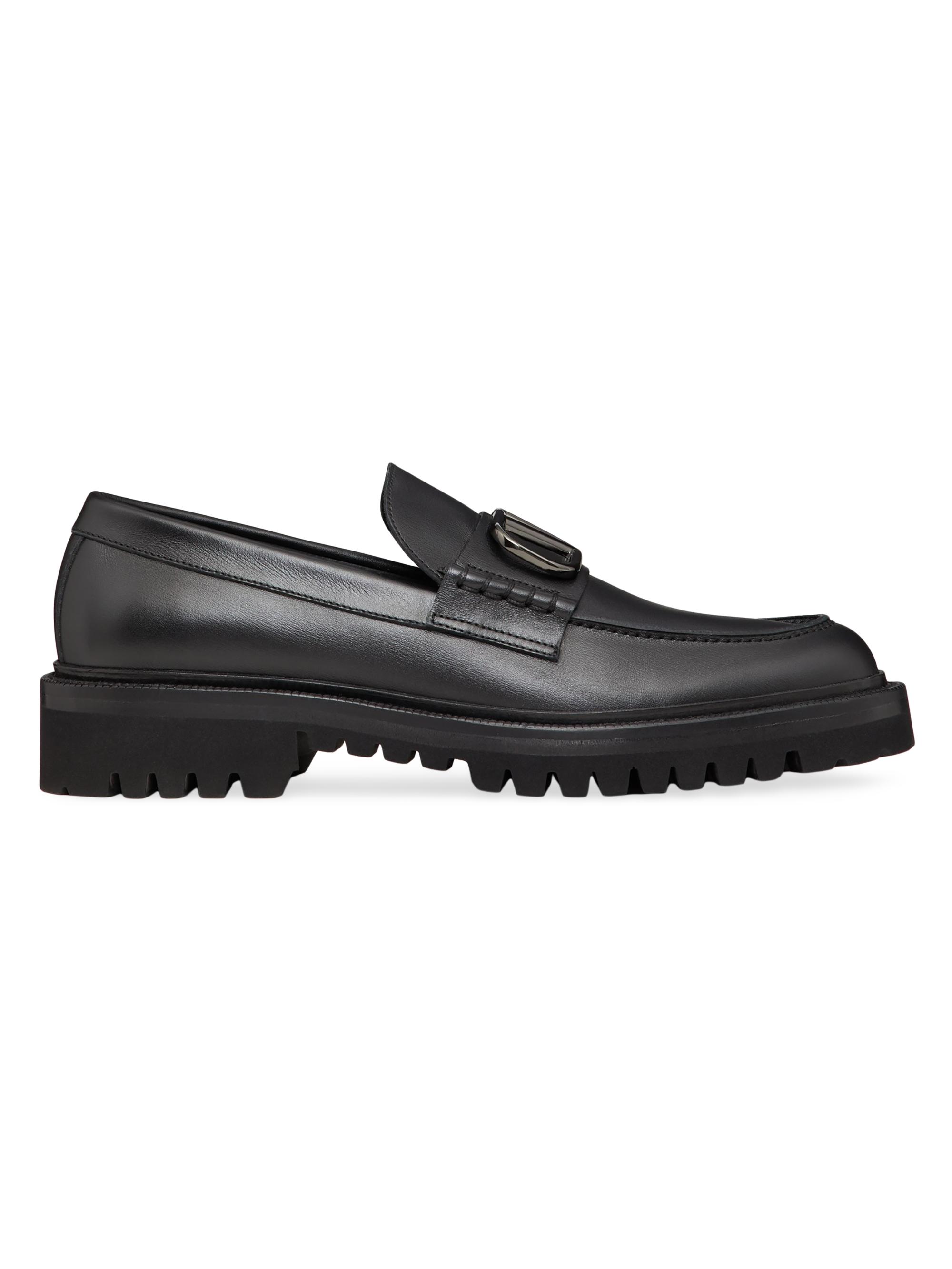 Valentino Garavani VLogo Signature Calfskin Loafers | Saks Fifth