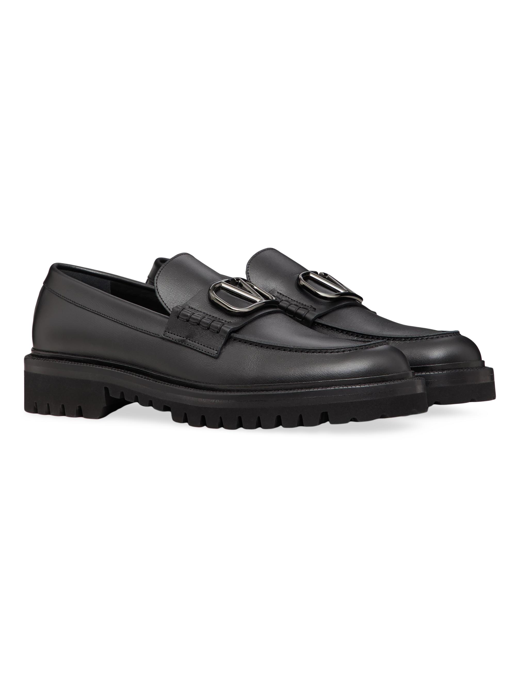Valentino Garavani VLogo Signature Calfskin Loafers | Saks Fifth