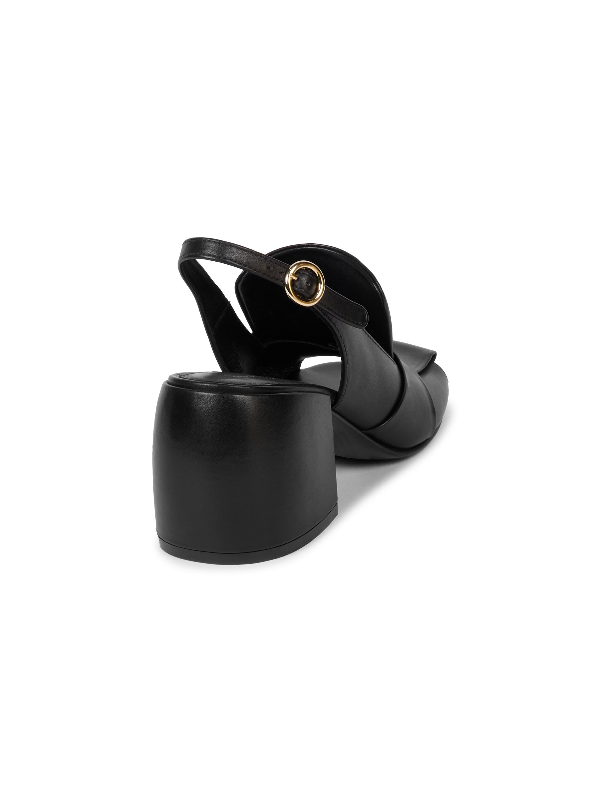 Dries Van Noten 65MM Leather Slingback Sandals | Saks Fifth Avenue