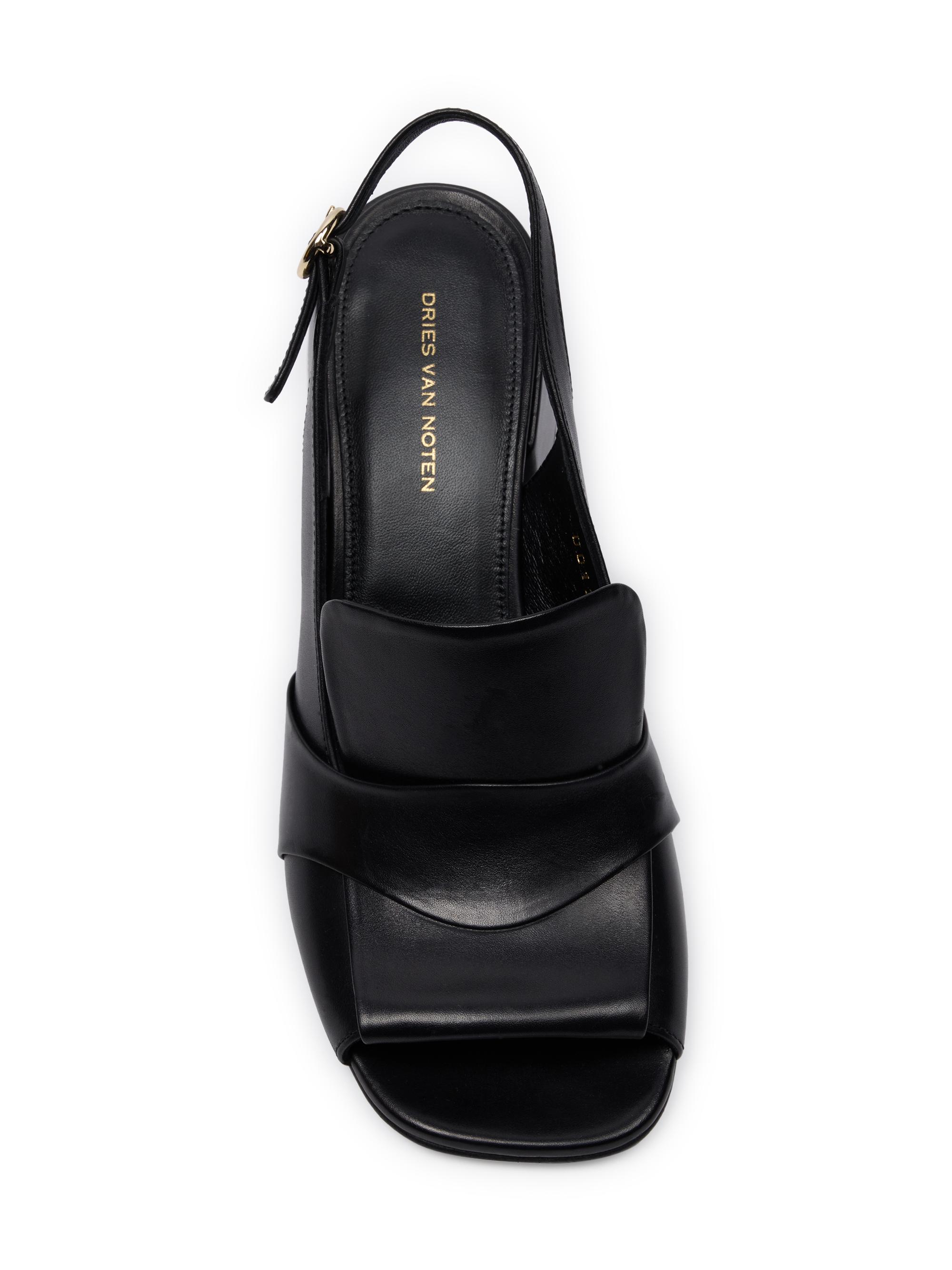 Dries Van Noten 65MM Leather Slingback Sandals | Saks Fifth Avenue