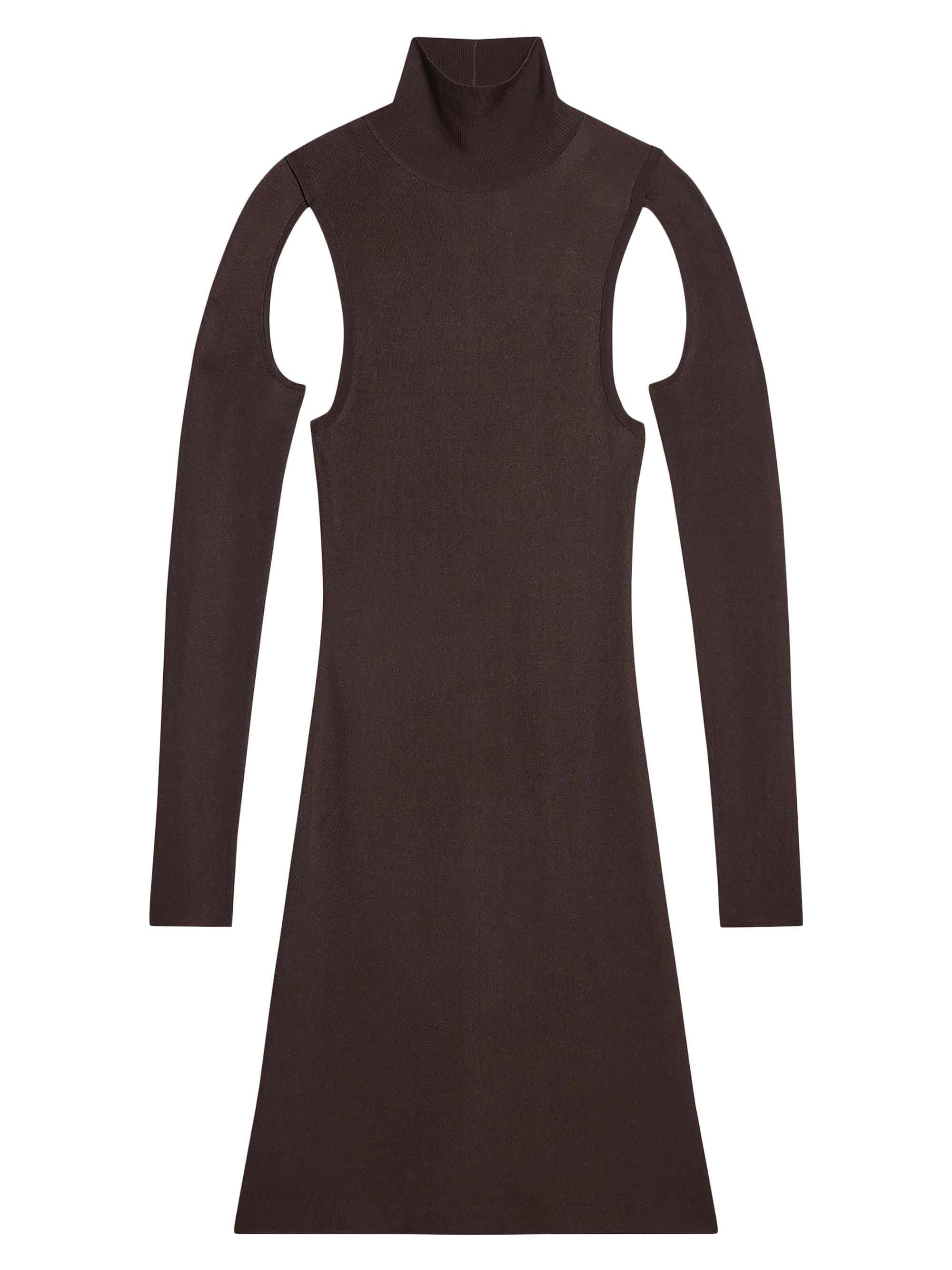 Helmut Lang Air Cut-Out Turtleneck Dress Saks Fifth Avenue
