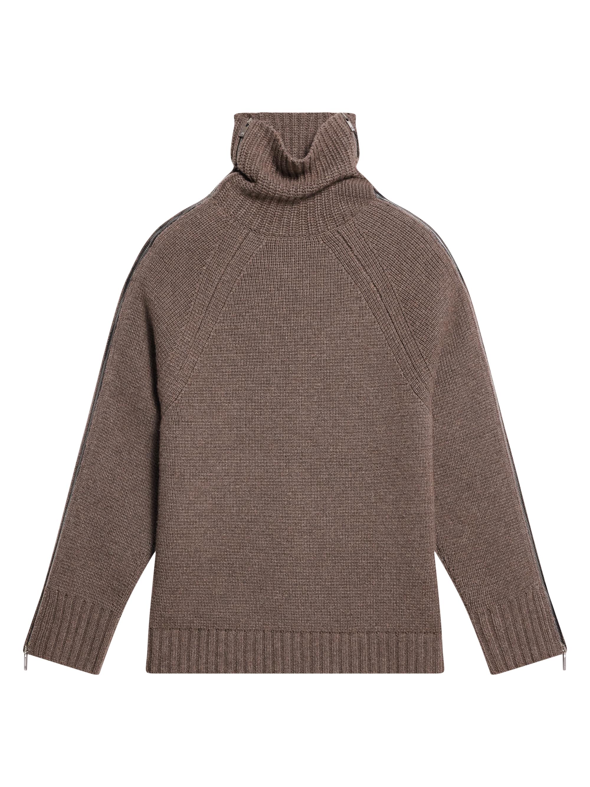 Helmut Lang Women's Suitcase Cashmere-Blend Sweater - Taupe Melange