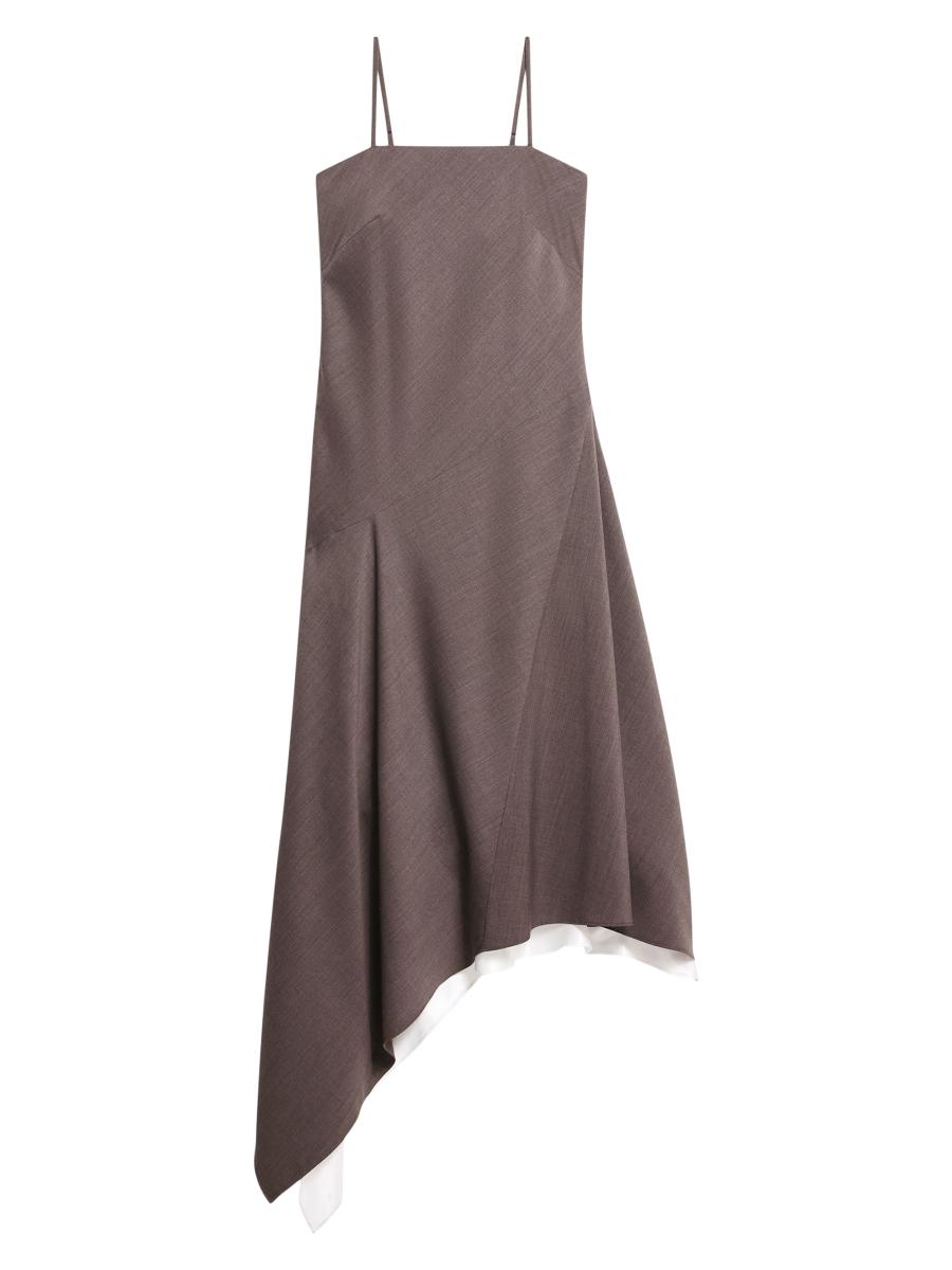 【送料&関税込】MSGM Wool Dress Connected Apparel TFZ74707M1 - Floral Scoop Long Dress