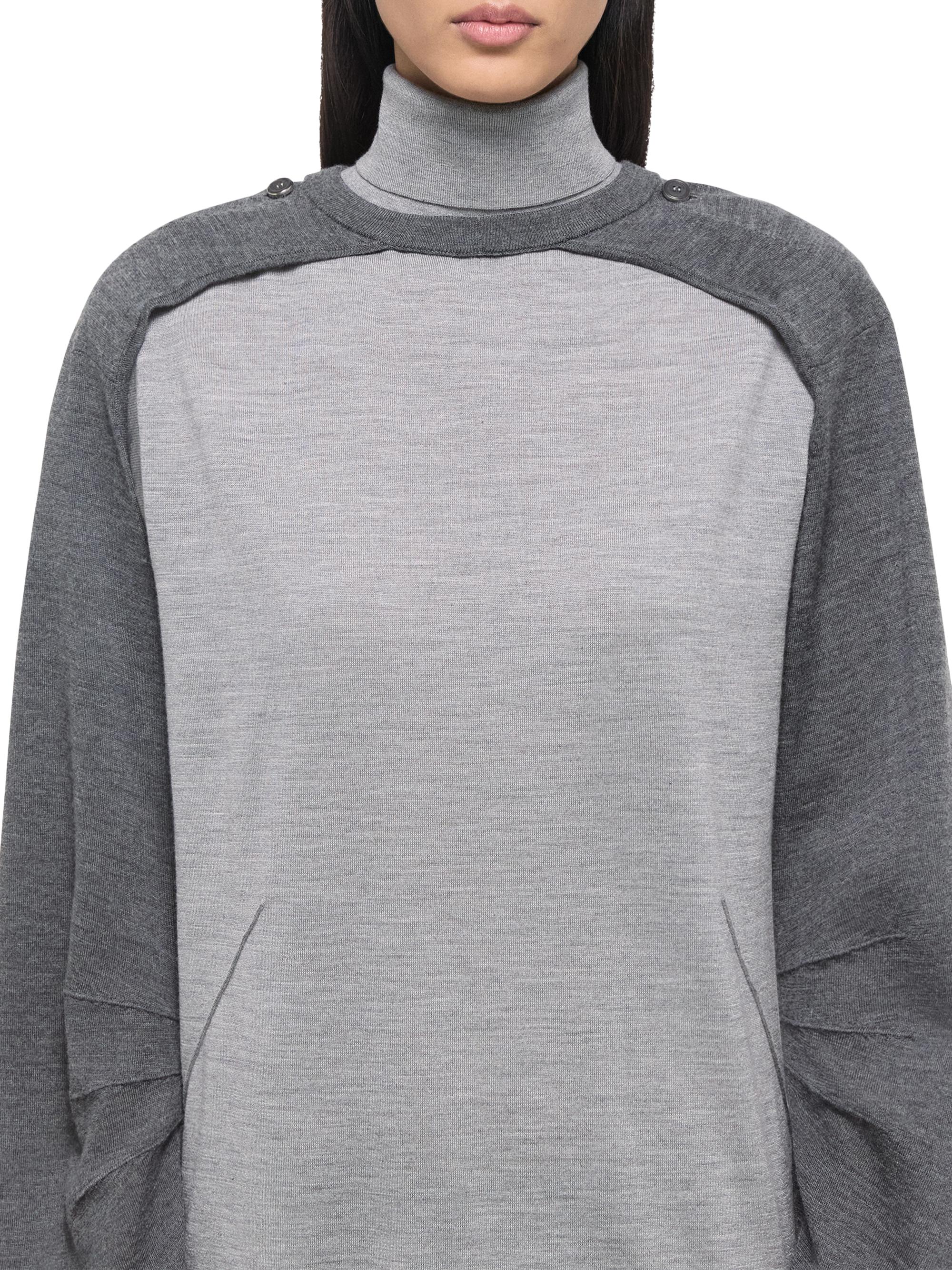 helmut lang バイカラーテックニット helmut lang バイカラーテックニット