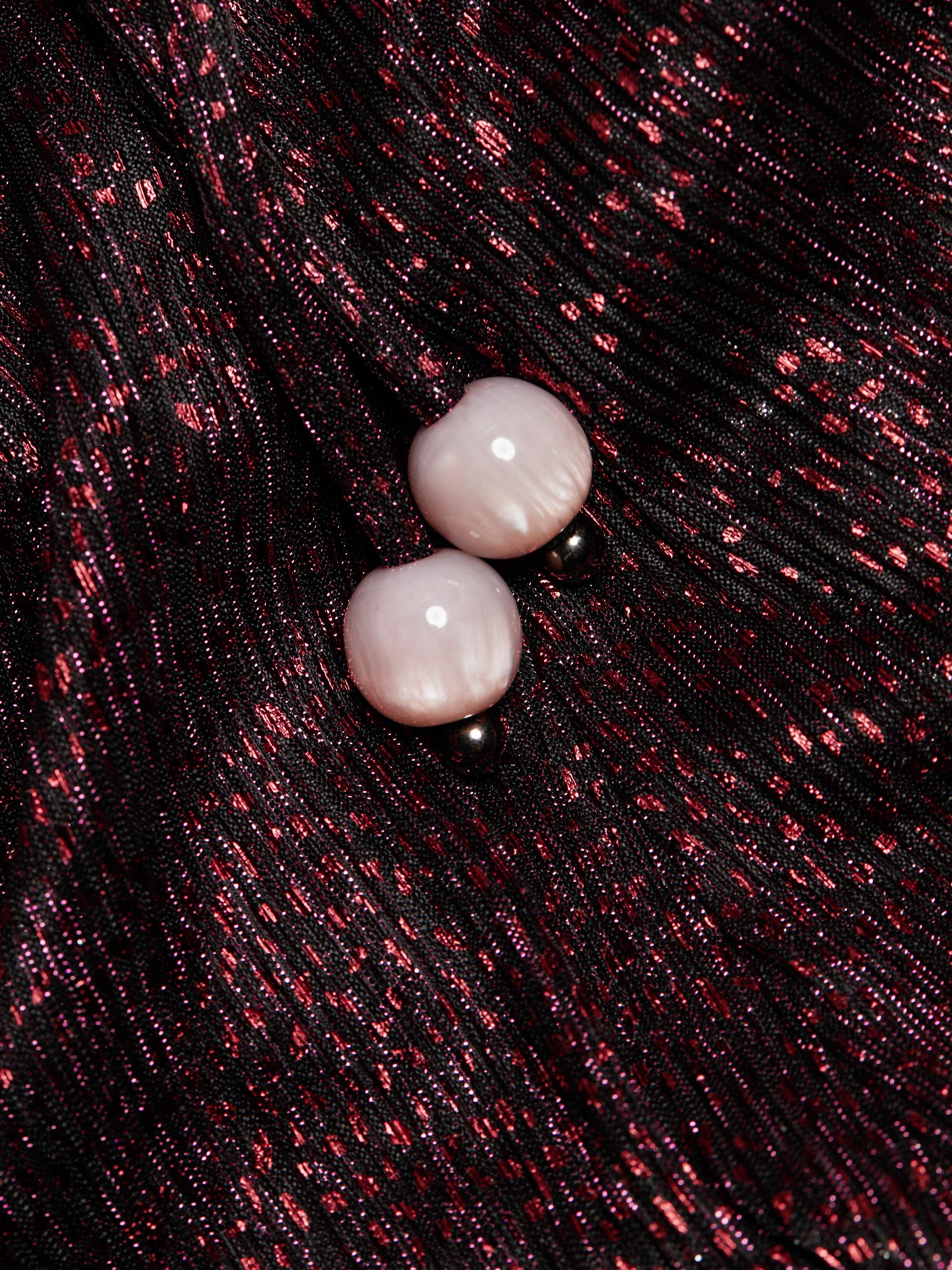 Sabina Musáyev Nysa Metallic Plunge Gown | Saks Fifth Avenue