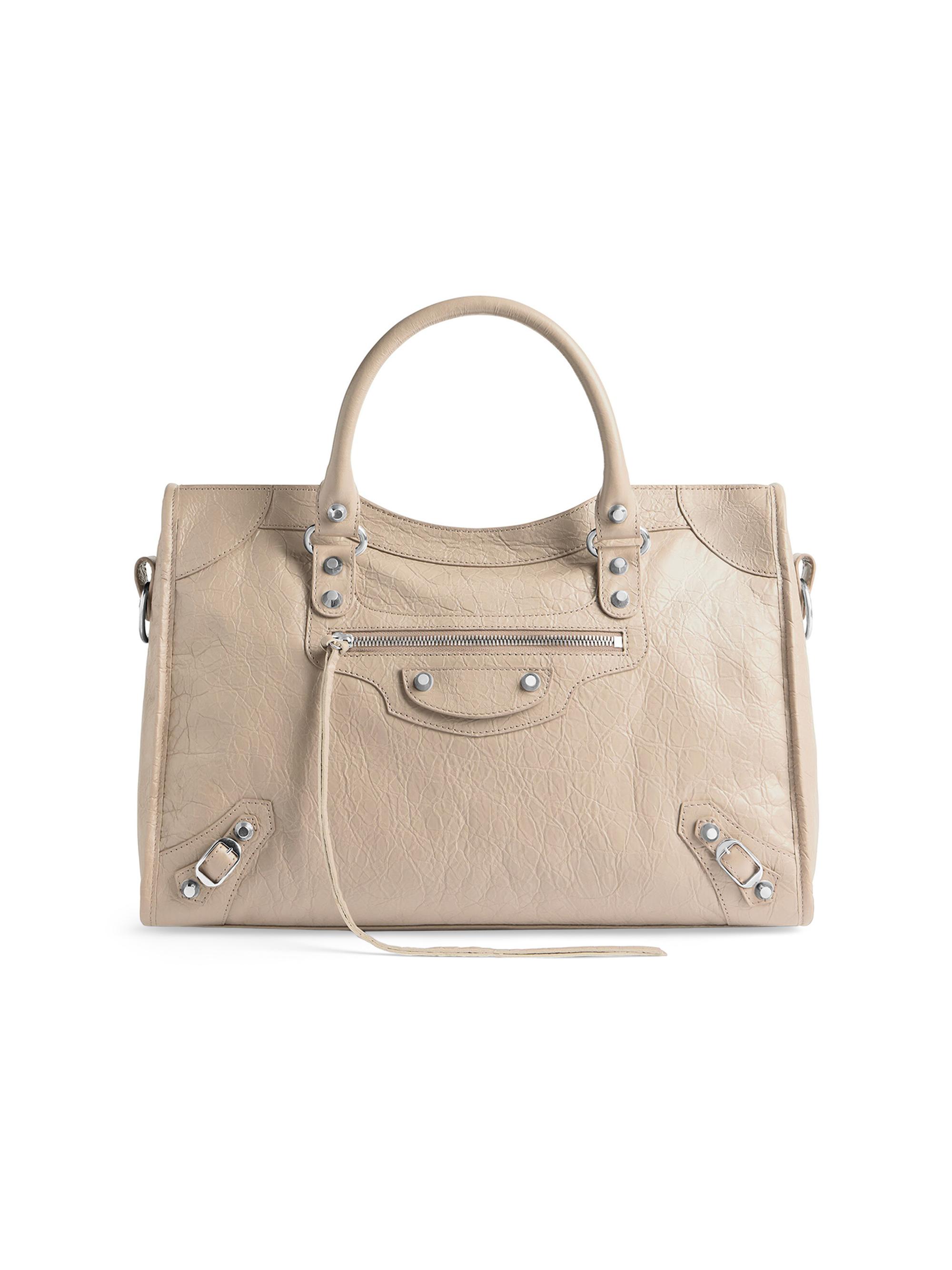 Balenciaga Women's Le City  Tote Bag - Beige