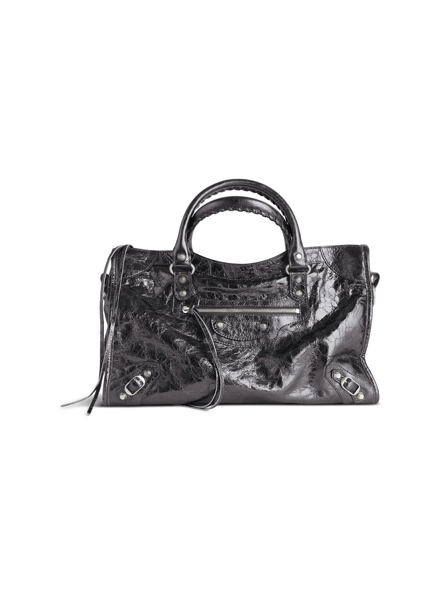Balenciaga Le City Medium Tote Bag Metallized | Saks Fifth