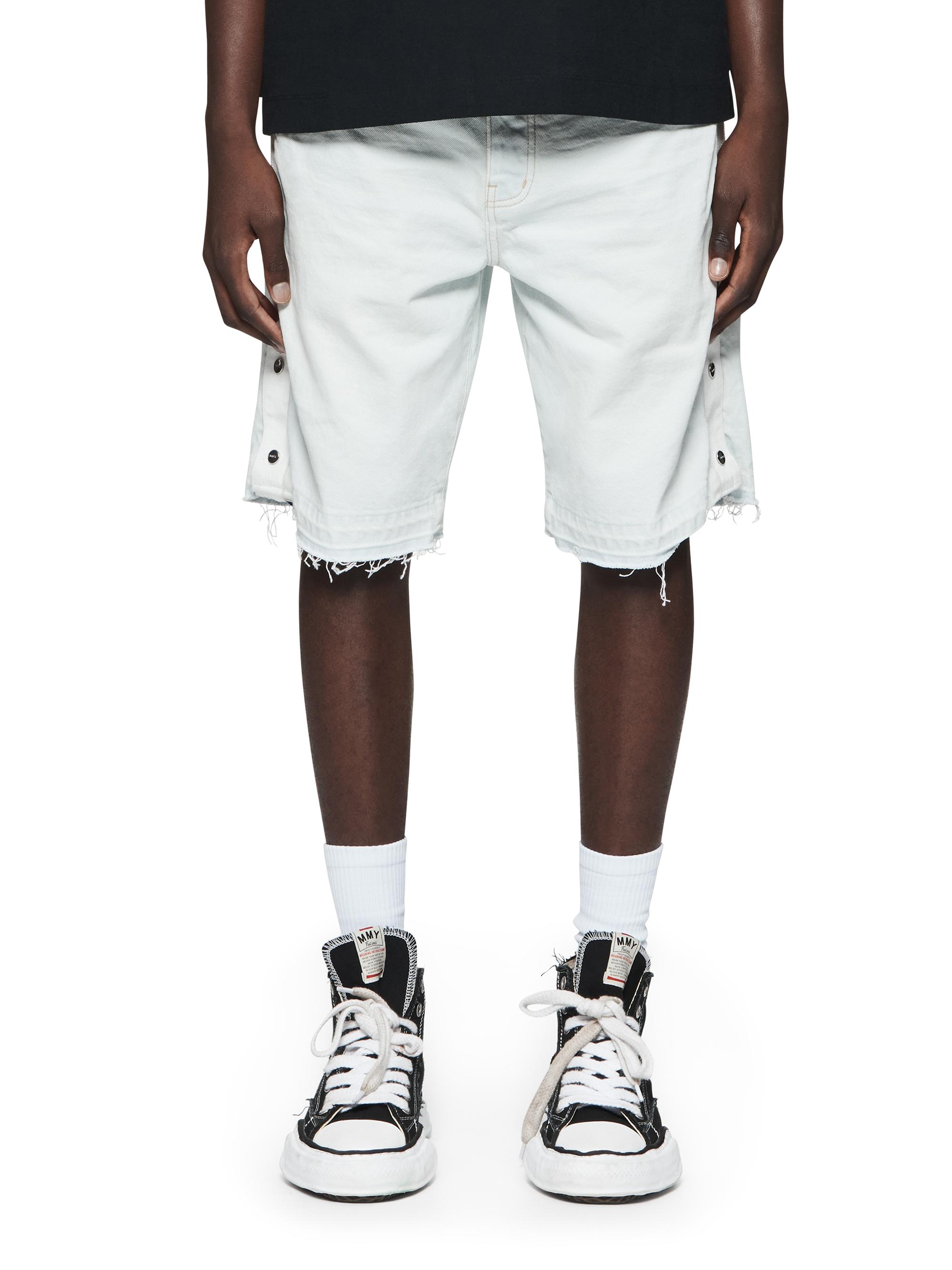 Purple Brand Men's Denim Tearaway Shorts - Light Indigo